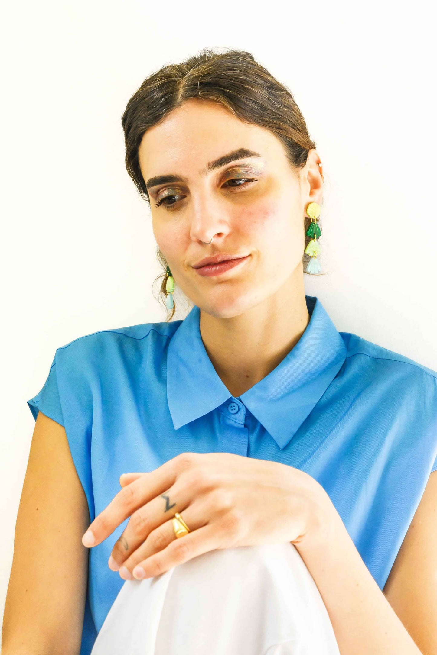 Sunbeam Earrings - Ocean