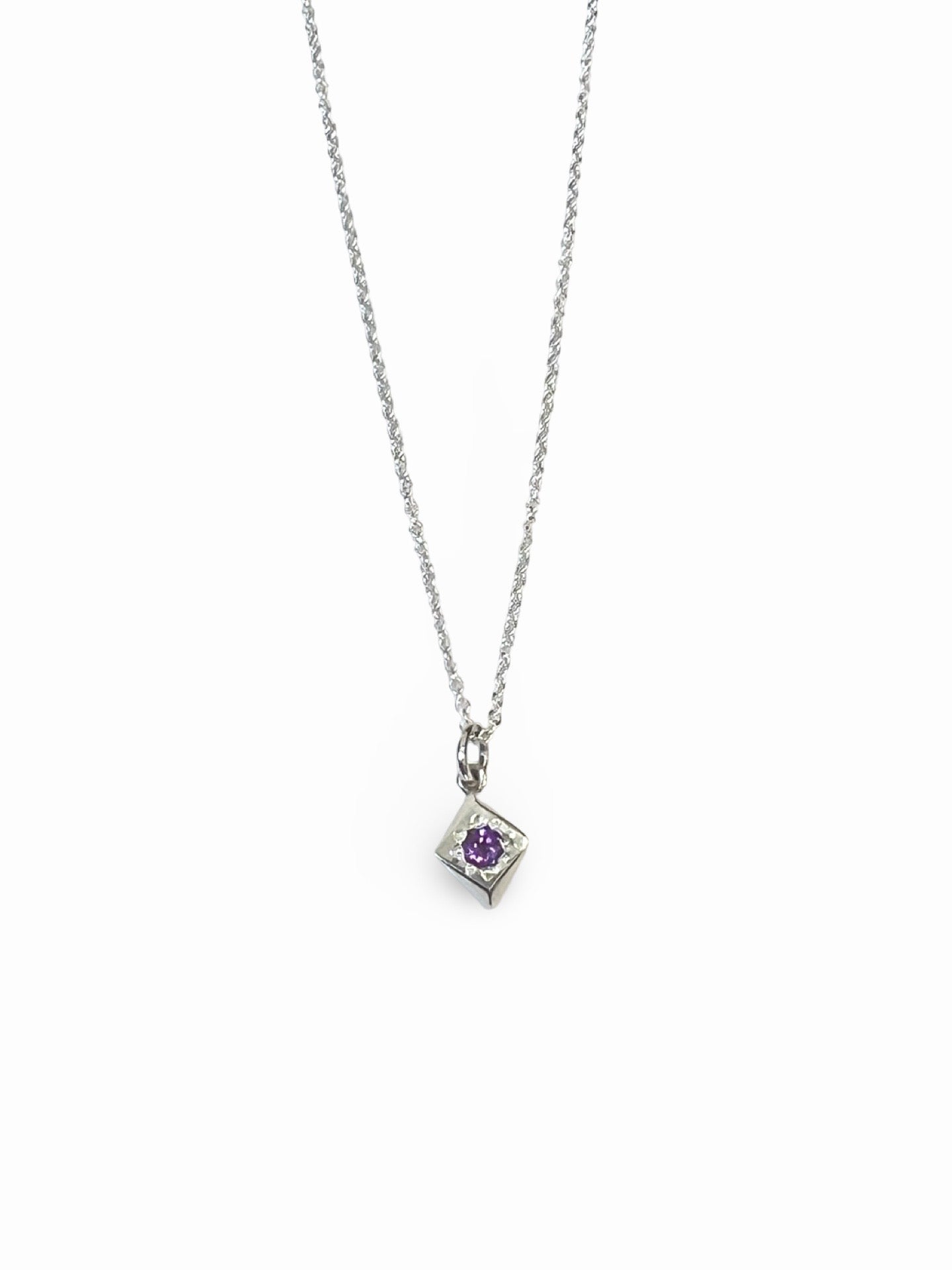Daisy Cluster Amethyst Necklace