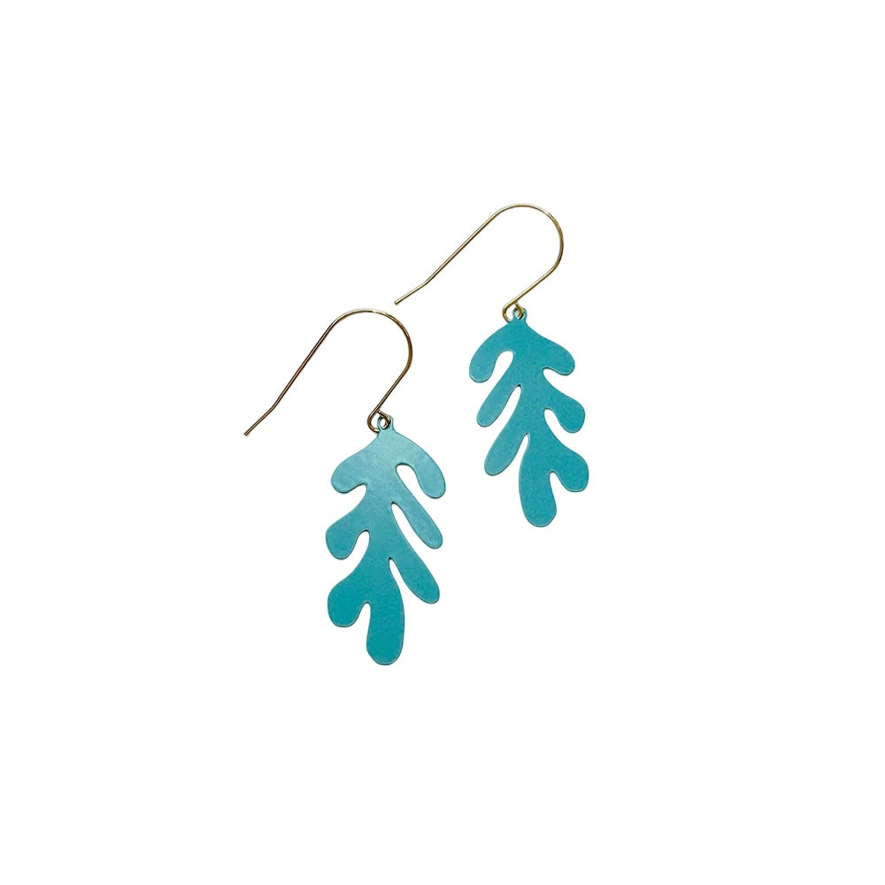 Mini Matisse Earrings - Teal