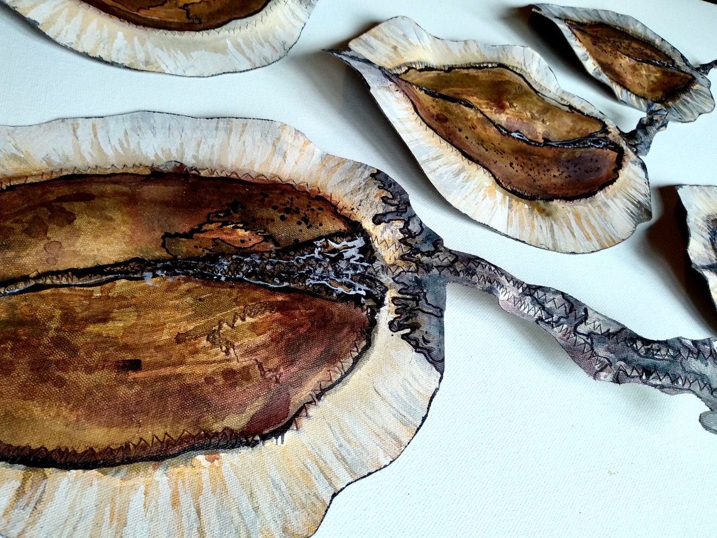Jacaranda Seed Pod Sculpture - "Nature's Beauty" (23227)