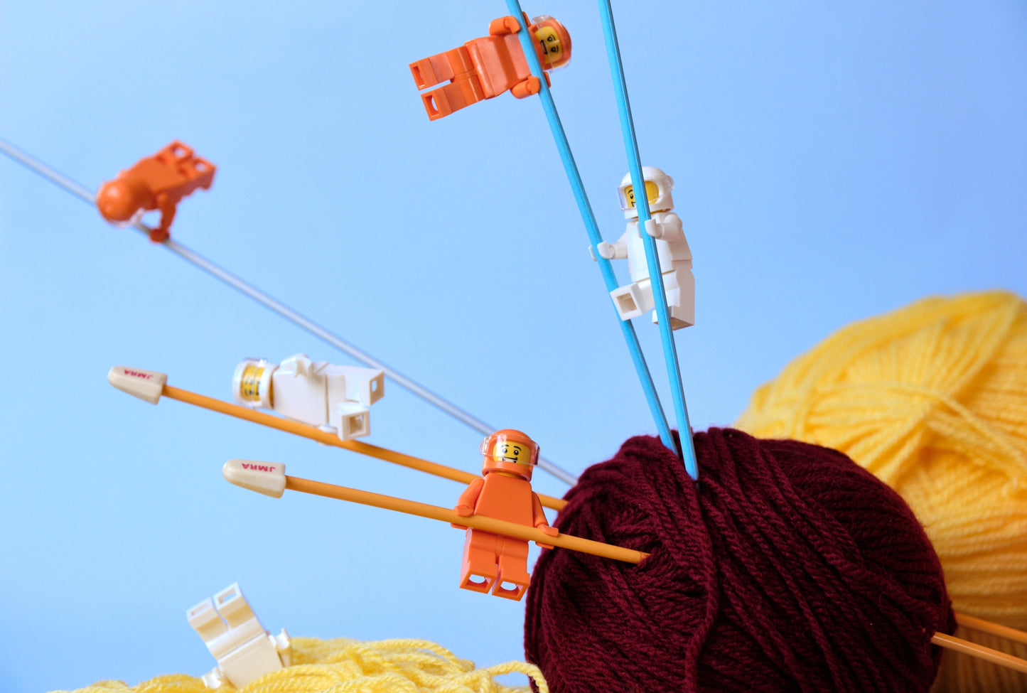 "Knitnastics" Print by Adam Popovic