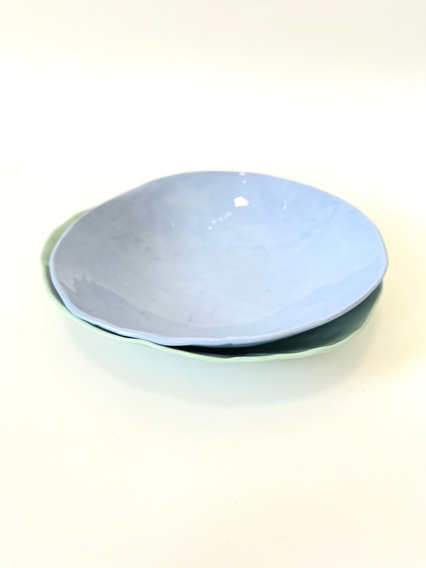 Aqua Bowl - One of a Kind Ceramic - 19-20cm