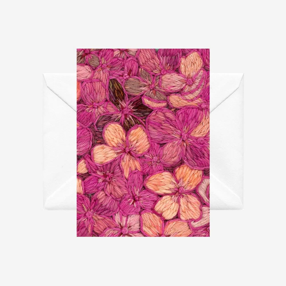 Card by Fleur Woods - Garden Wanderings - Hydrangea