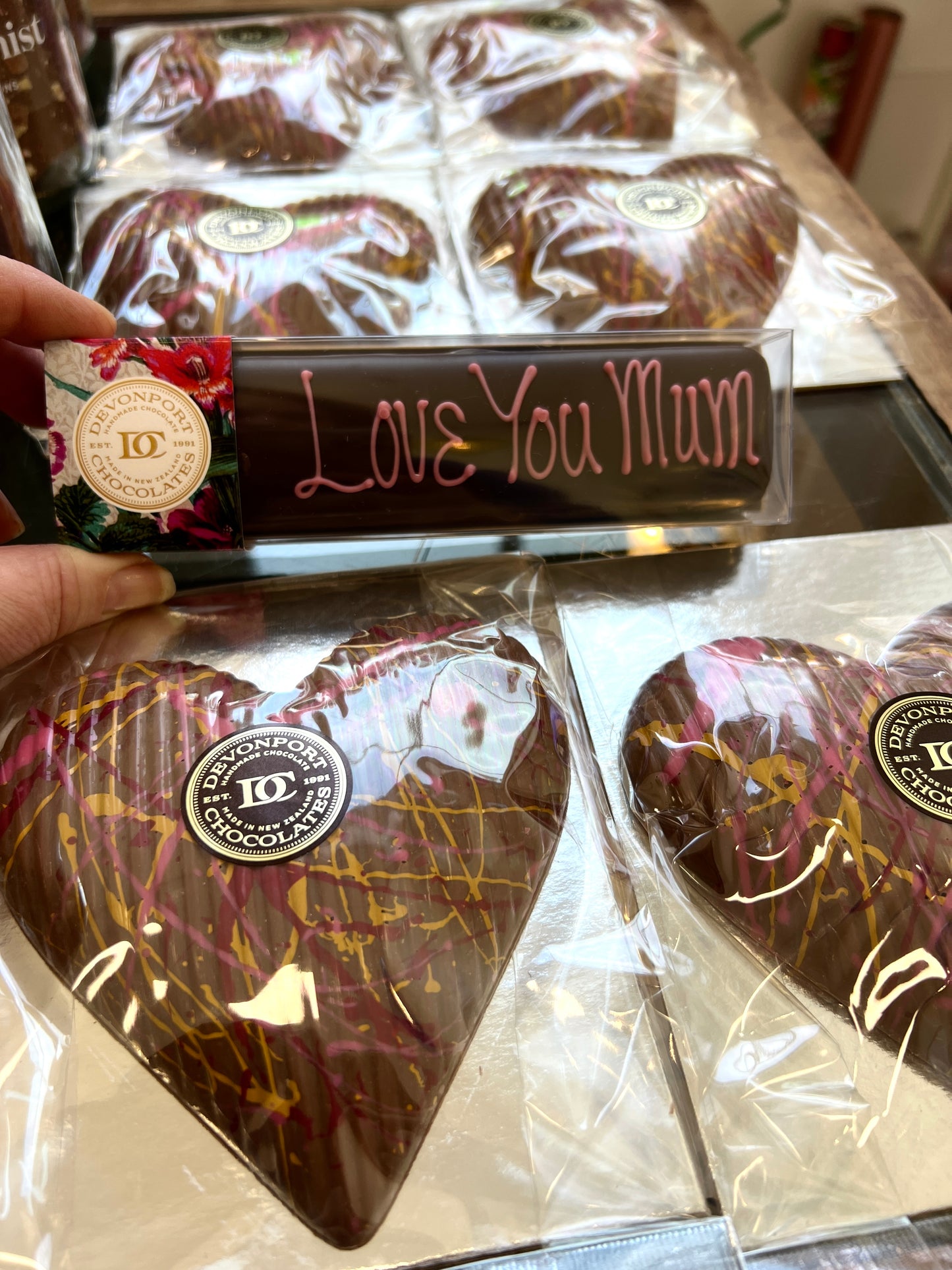 Mother's Day Milk Chocolate Yuzu and Caramel Heart