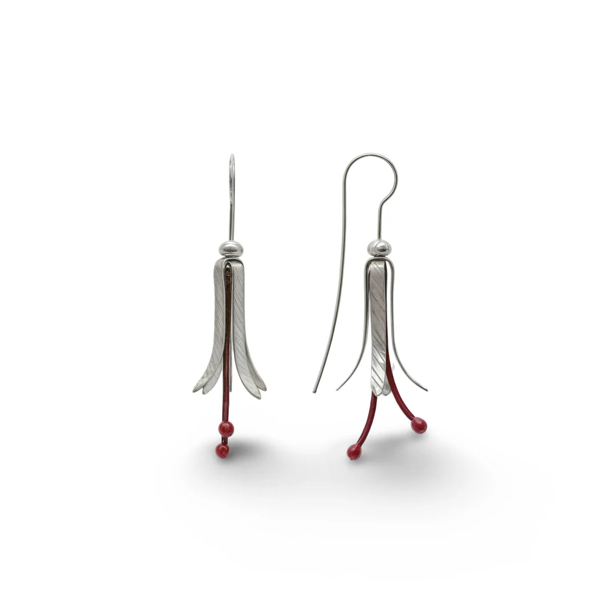 Blossom Earrings in Sterling Silver & Copper