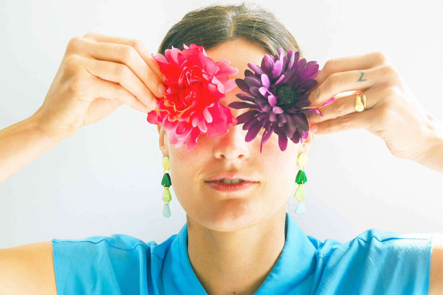Sunbeam Earrings - Ocean