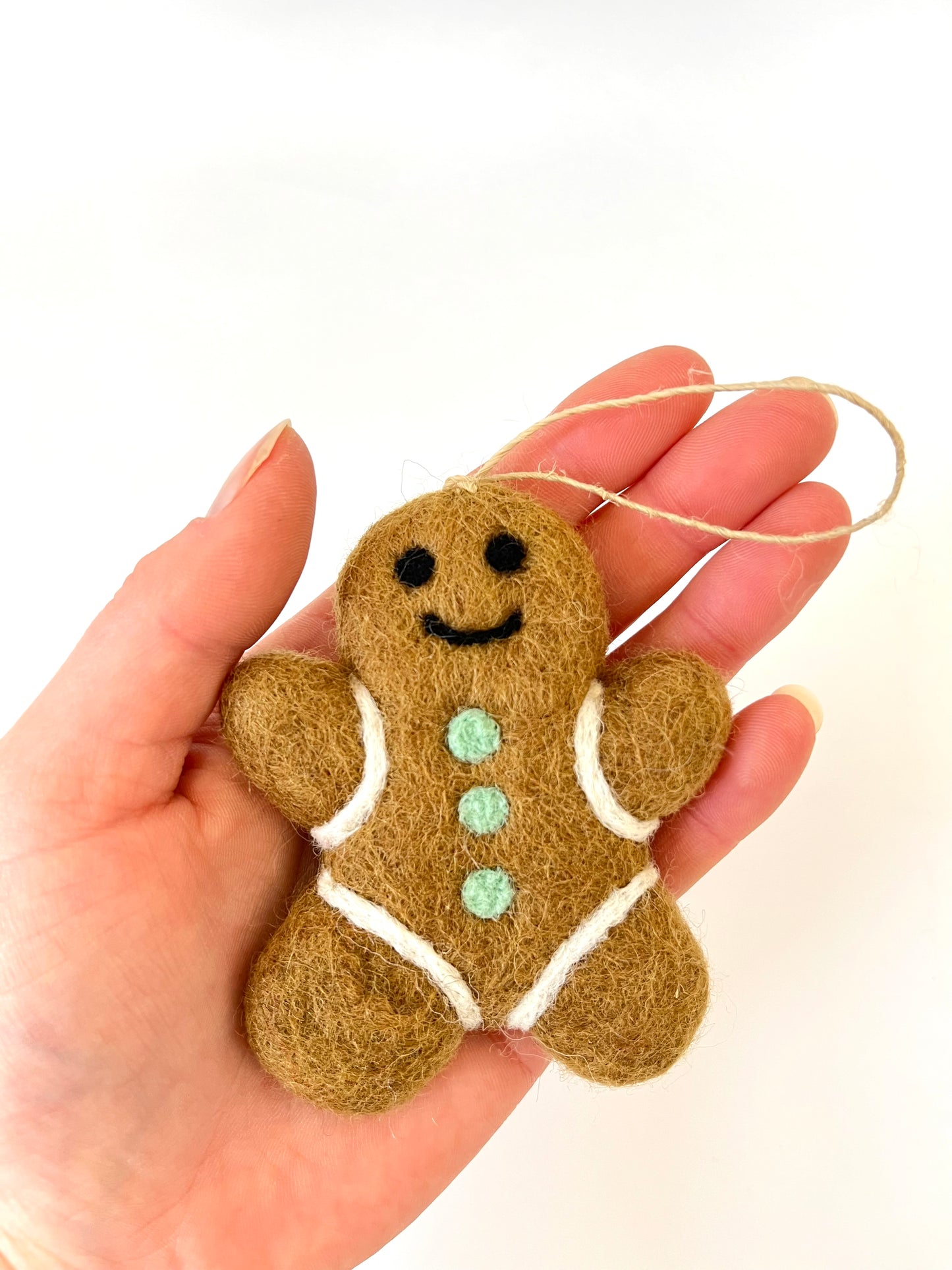 Felt Gingerbread Man Decoration