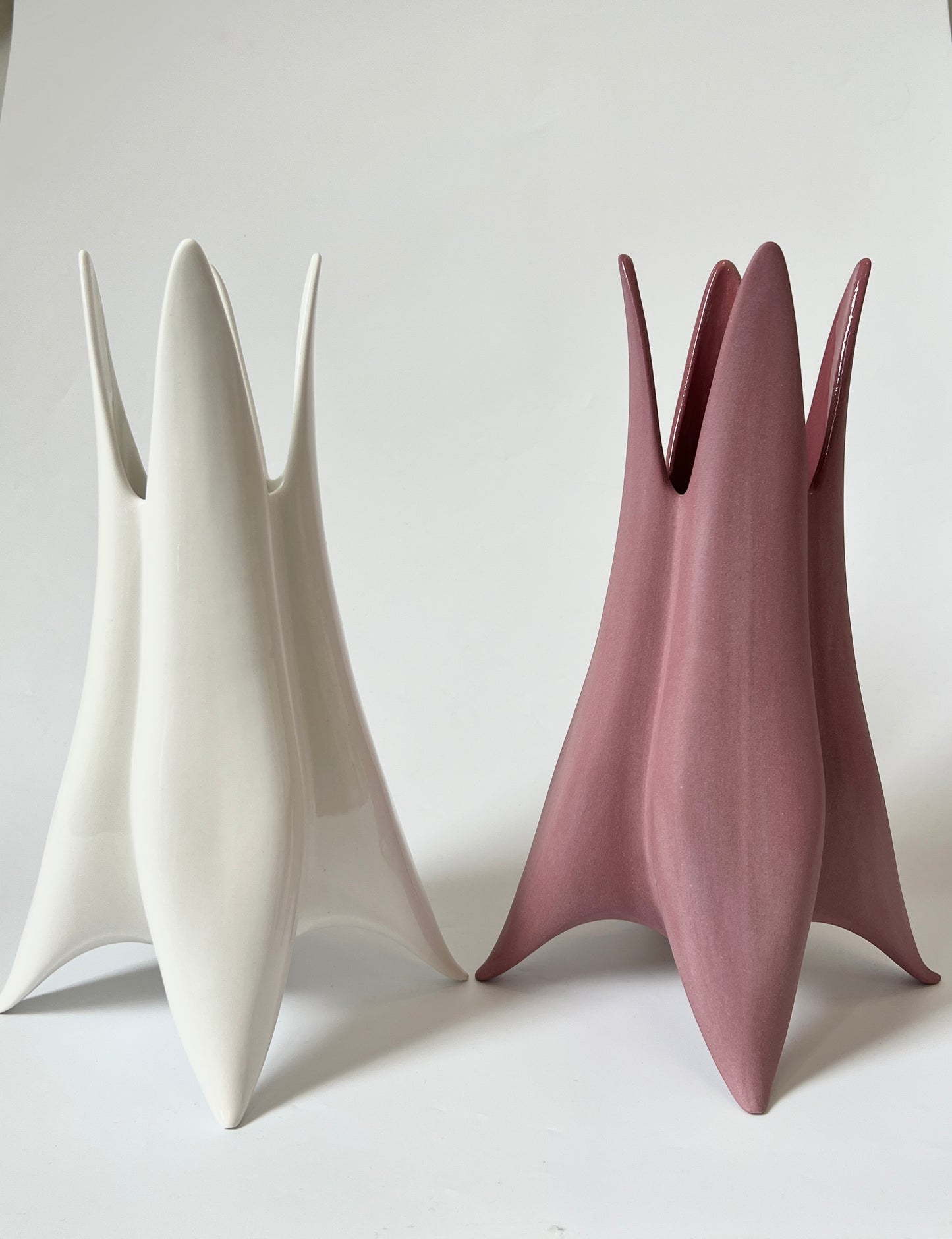 Abelia Vase - Matte Sangria