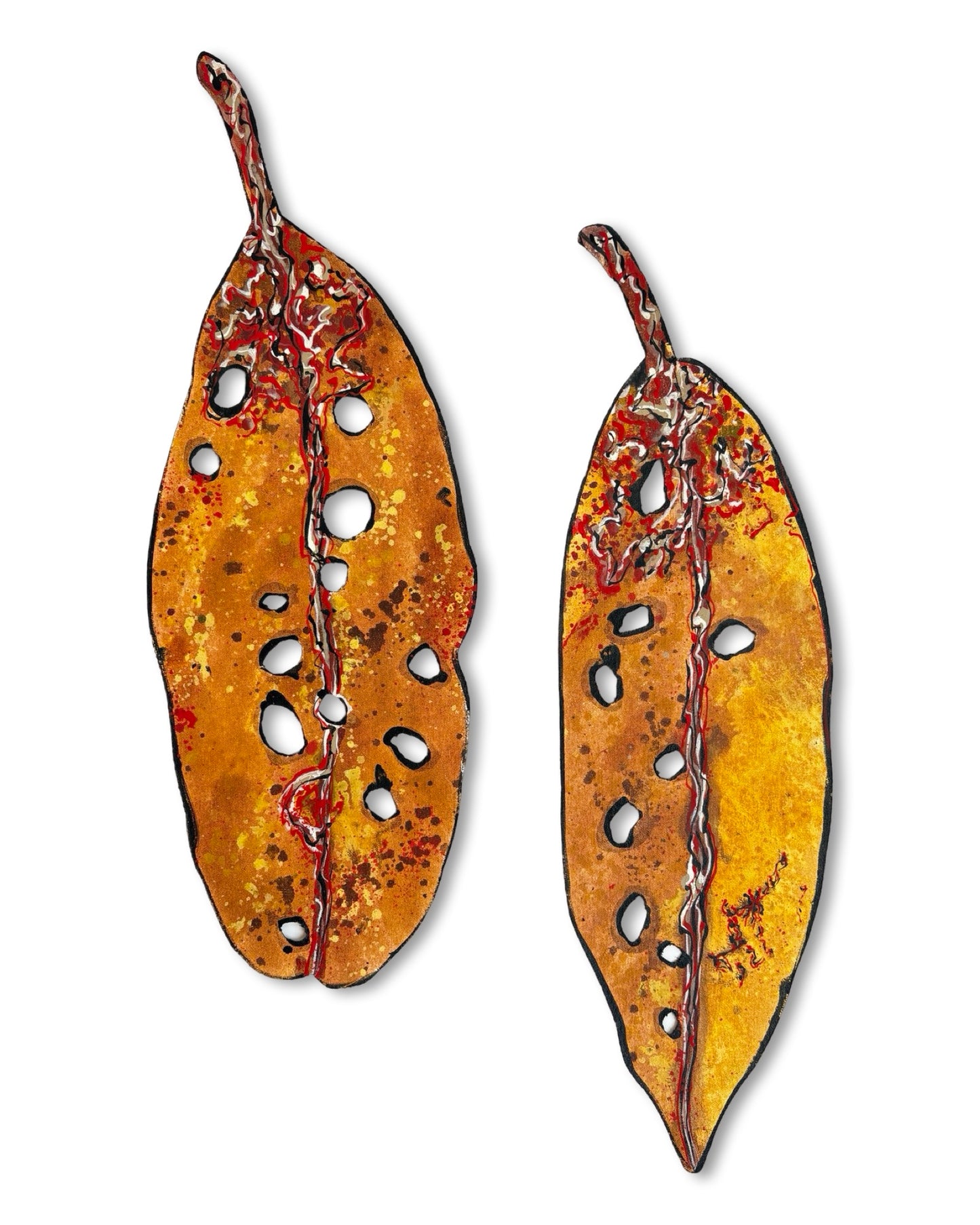 Medium Pohutukawa Leaf (21725)