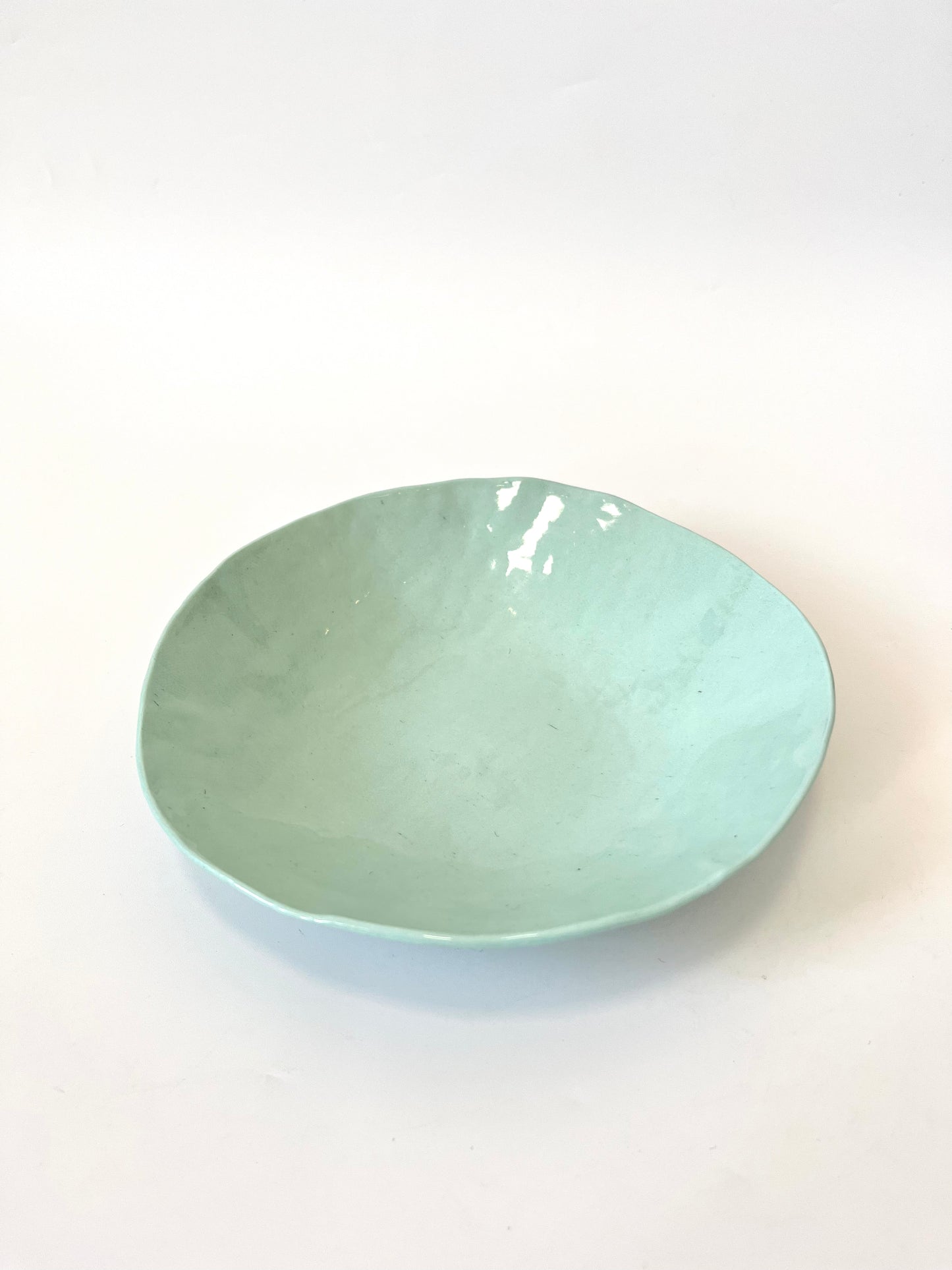 Aqua Bowl - One of a Kind Ceramic - 19-20cm