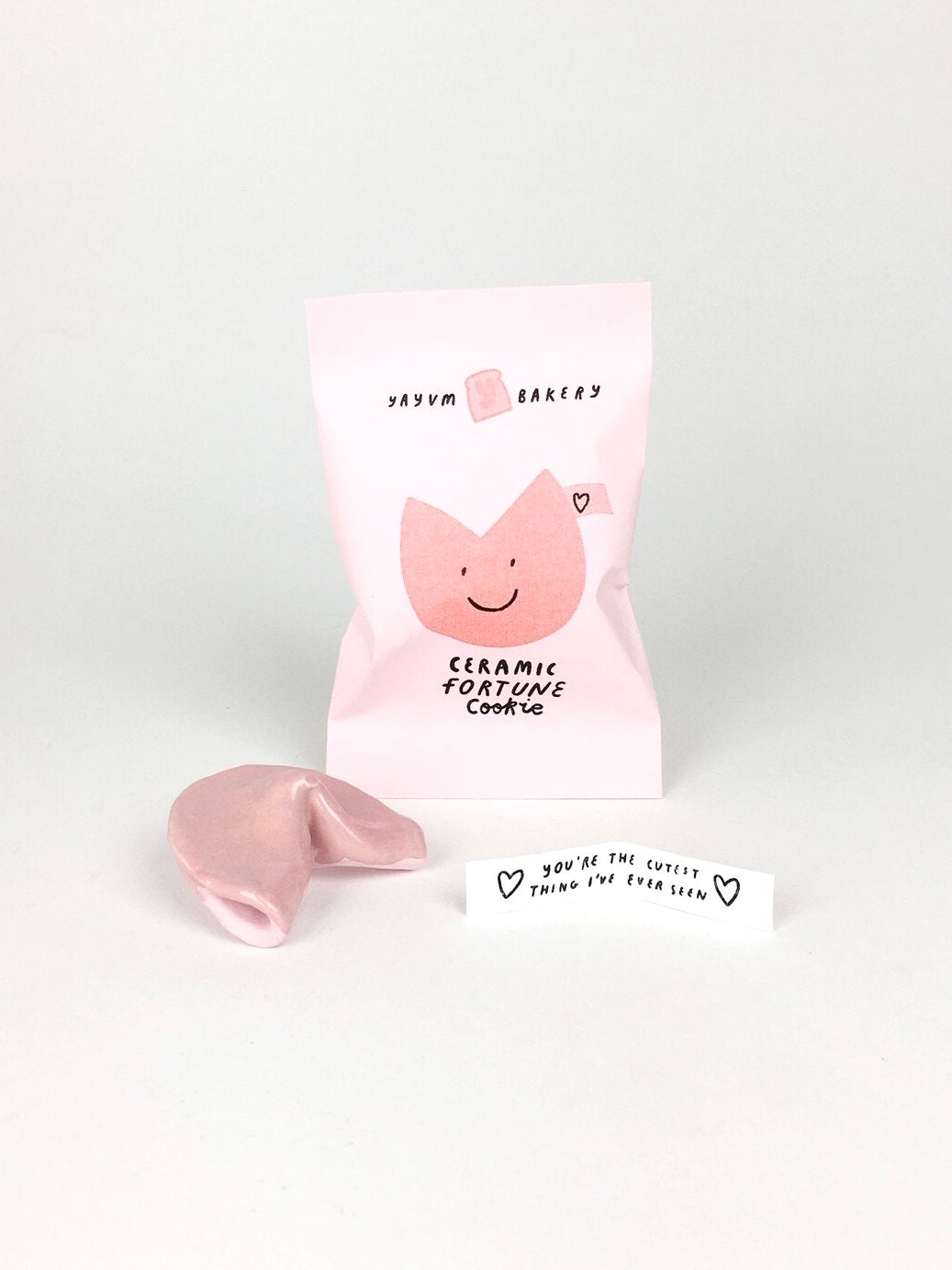 Ceramic Fortune Cookie