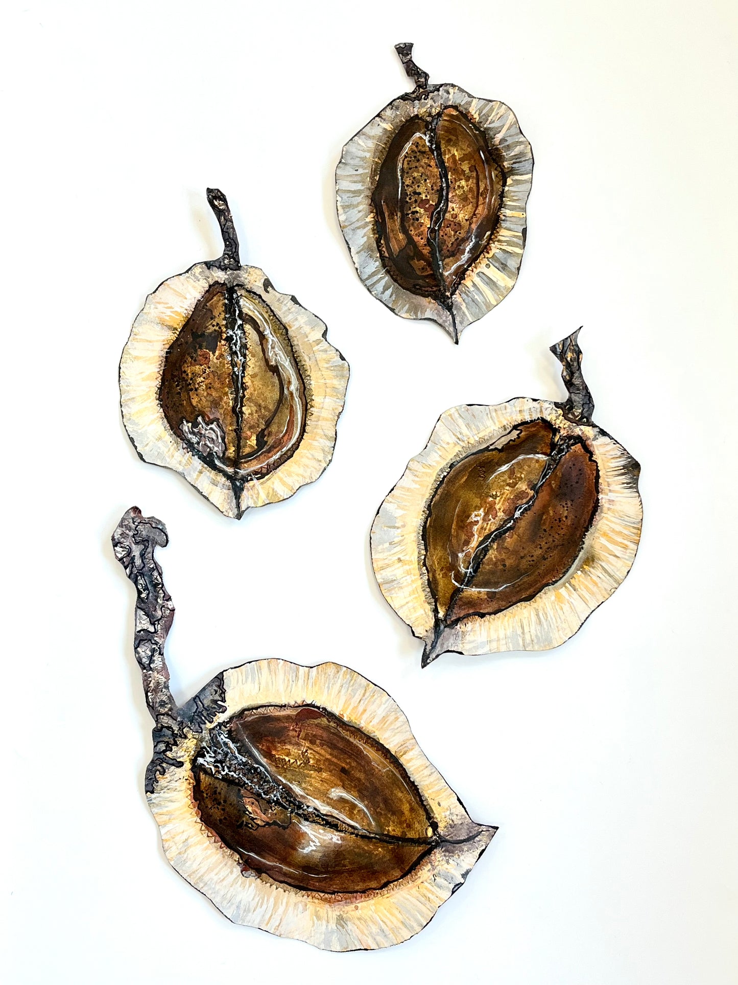 Jacaranda Seed Pod Sculpture - "Nature's Beauty" (23227)