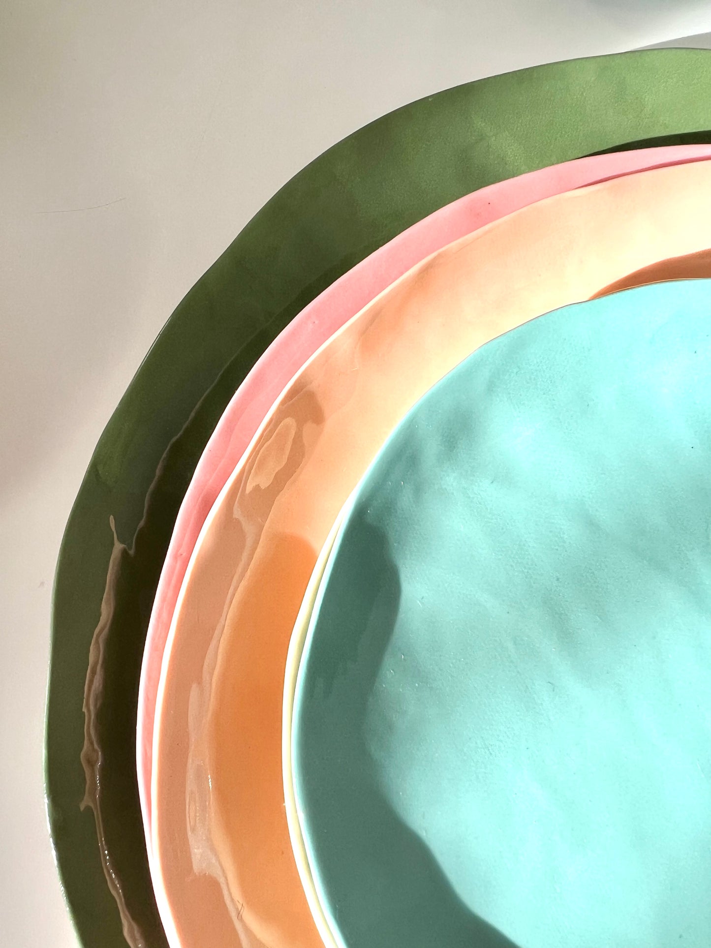 Coral Plate - One of a Kind Ceramic - 27cm