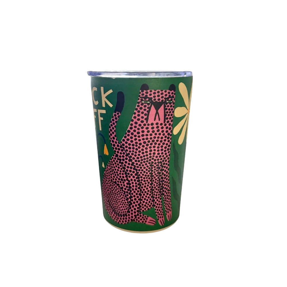 "Fuck Off" Illustrated Takeaway Cup by Studio Soph