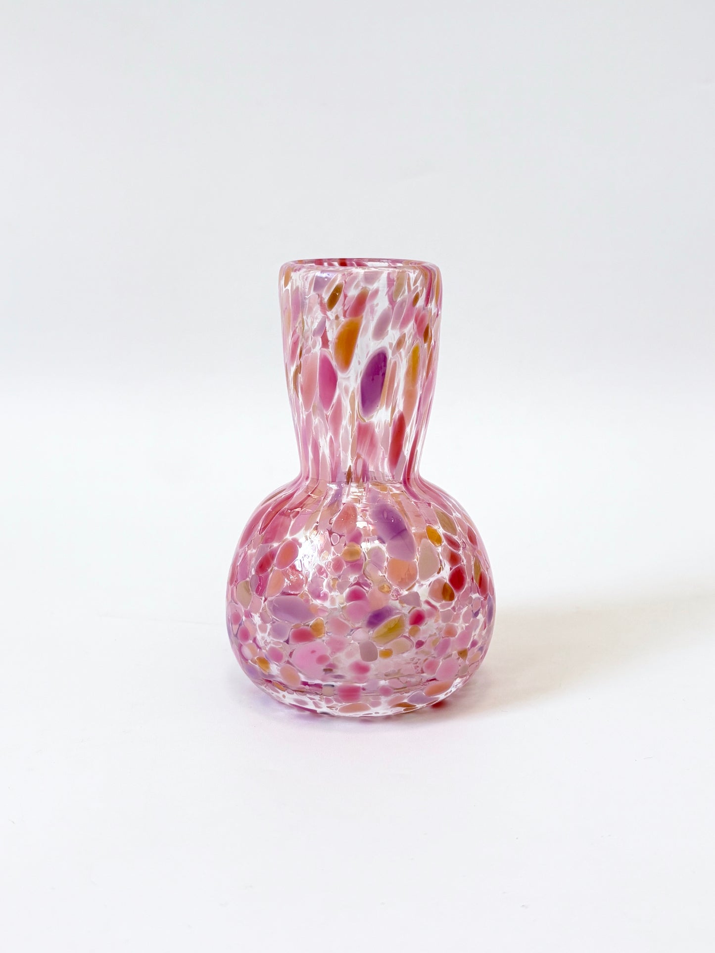 Handblown Glass Diffuser Vase - Coral