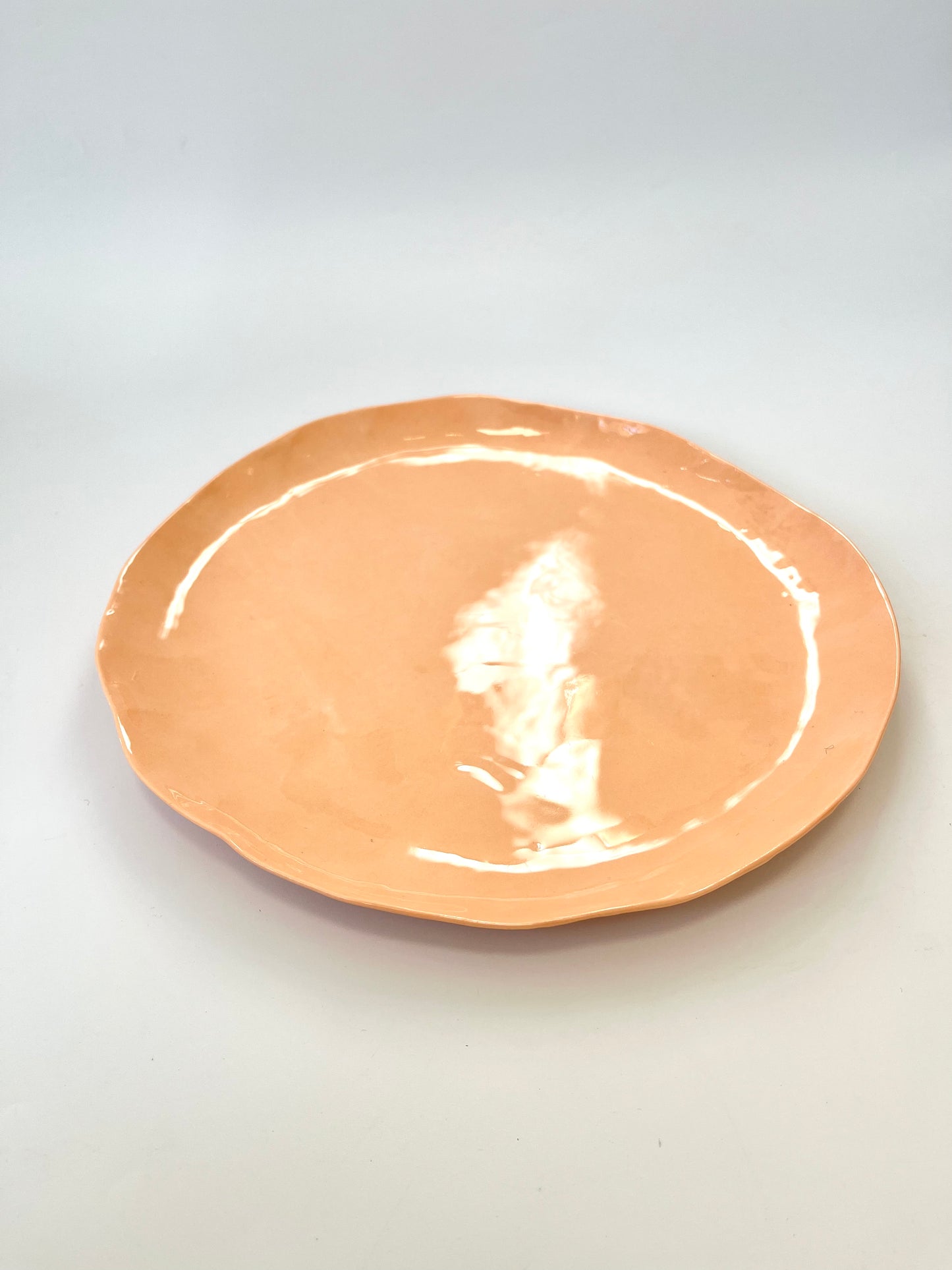 Coral Plate - One of a Kind Ceramic - 27cm