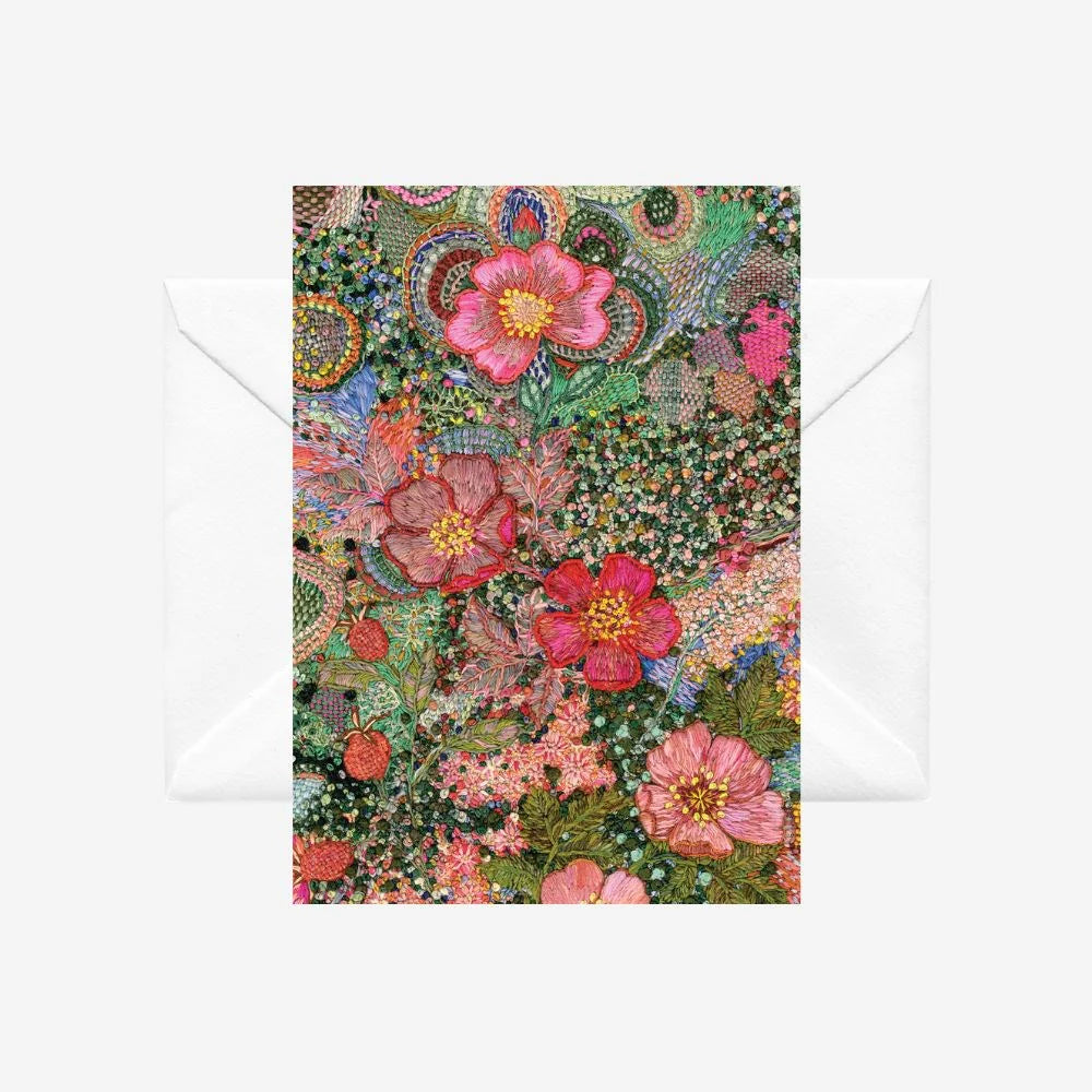 Card by Fleur Woods - Wild Roses