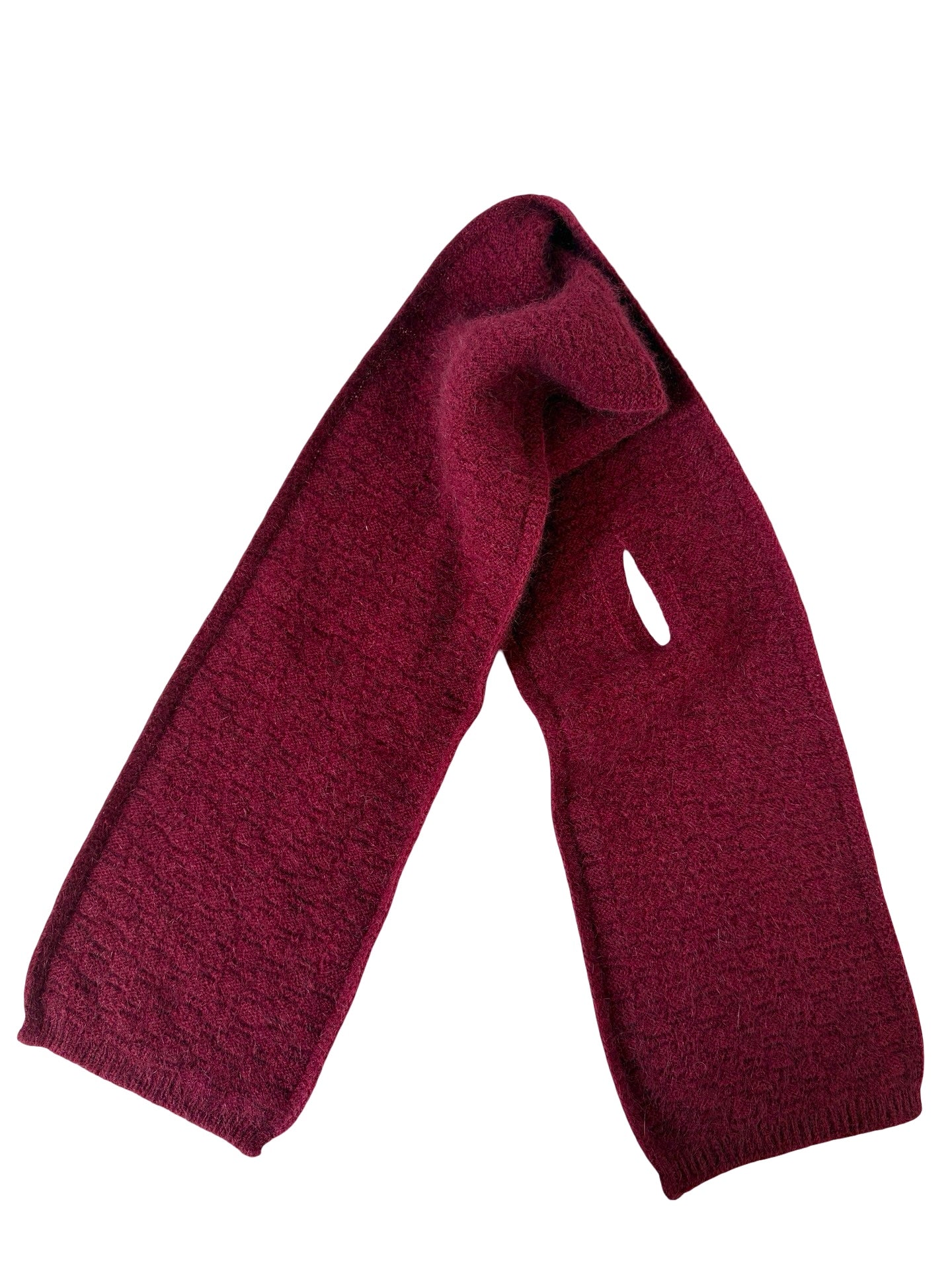Dash Possum Merino Keyhole Scarf - Pinot