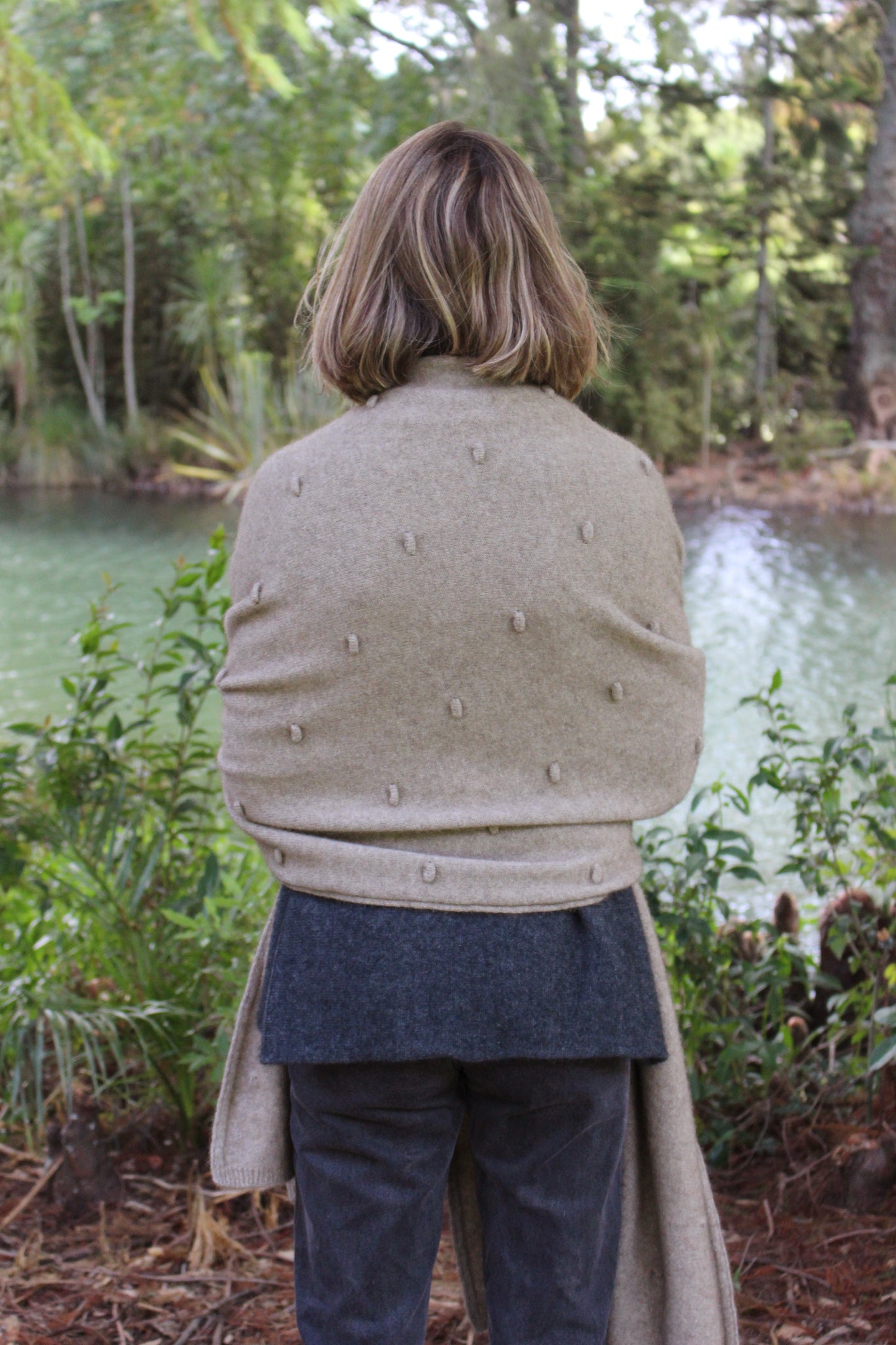Possum Merino Bobble Wrap - Natural