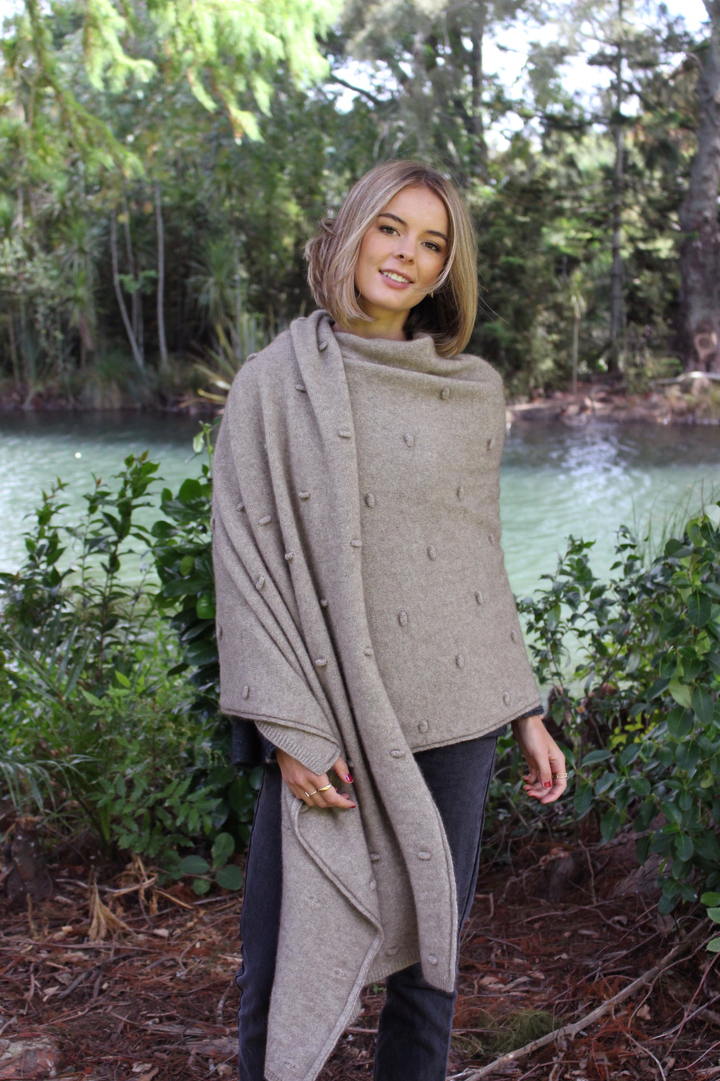 Possum Merino Bobble Wrap - Natural