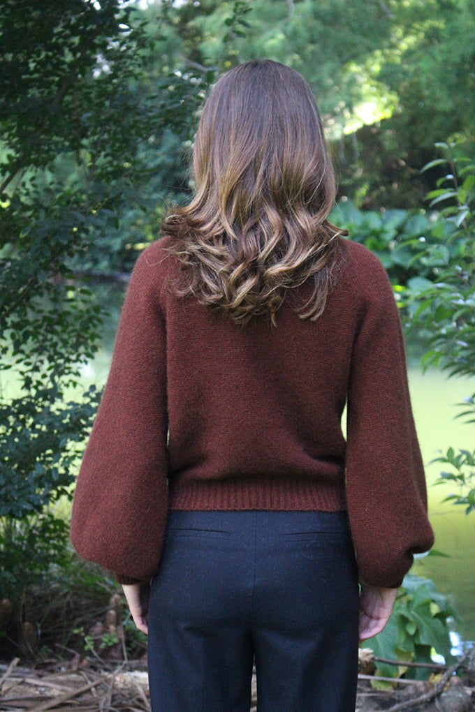 Cirrus Possum Merino Jumper - Russet