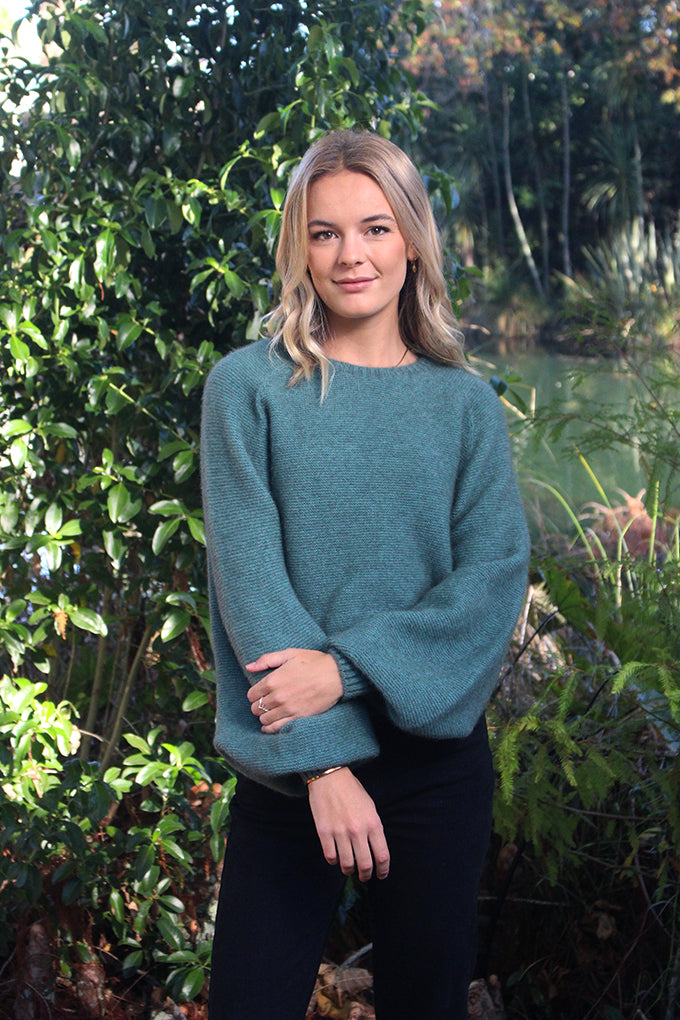 Cirrus Possum Merino Jumper - Sage