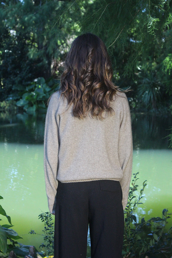 Possum Merino Jumper - Natural