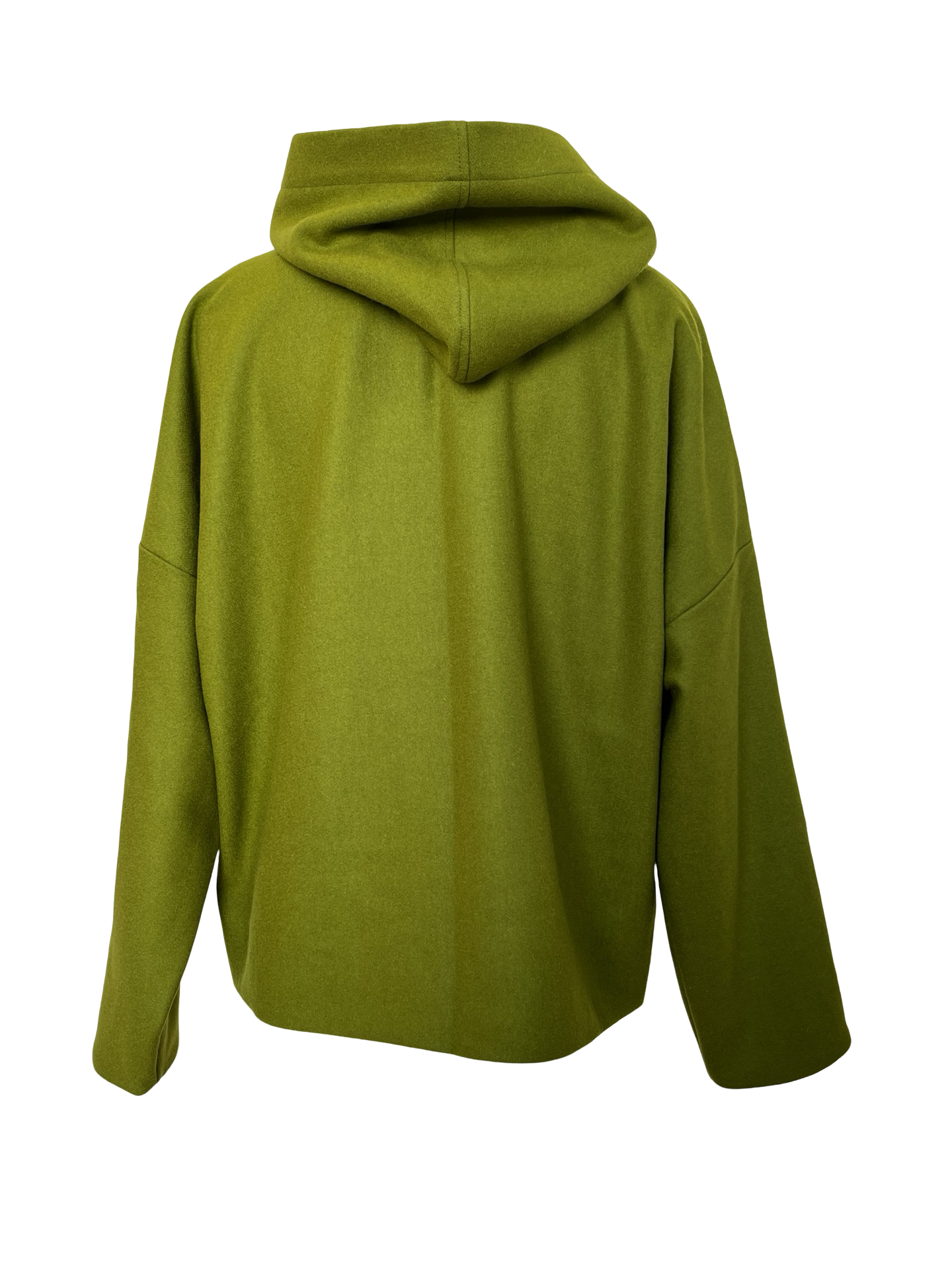 "Ava" Wool Blend Jacket - Olive