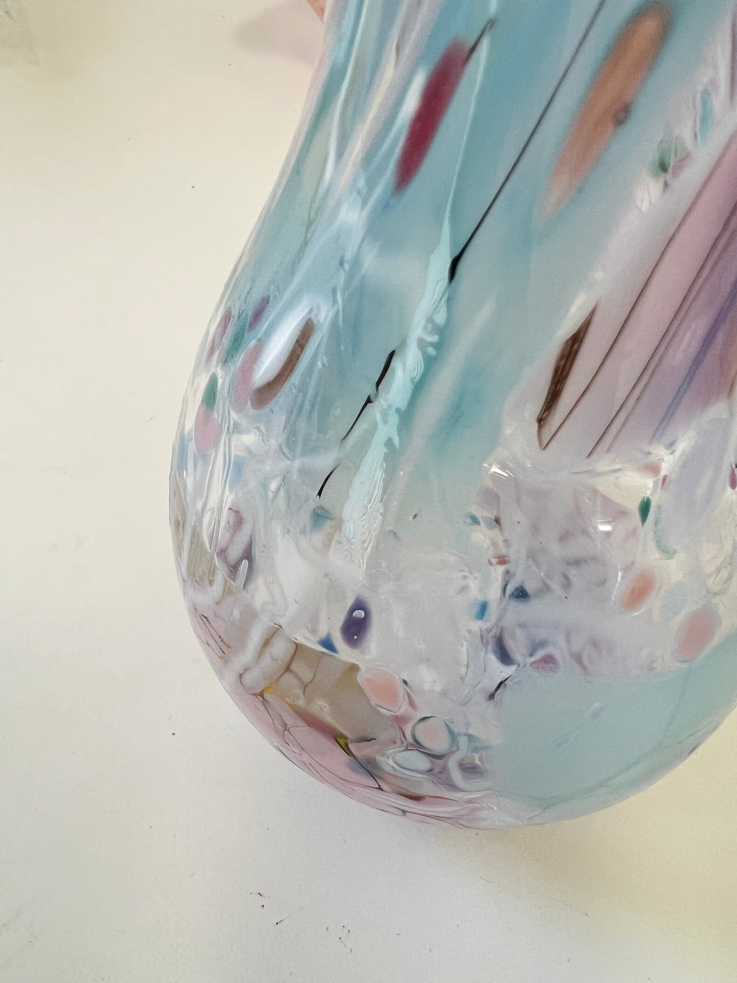 Handblown Glass Carafe - Pastel Shard (22673)