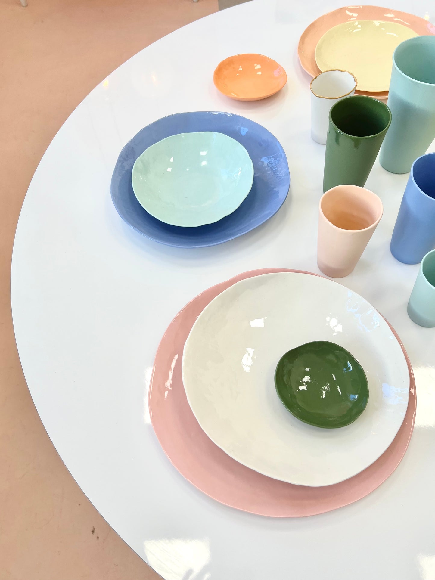 Aqua Bowl - One of a Kind Ceramic - 19-20cm