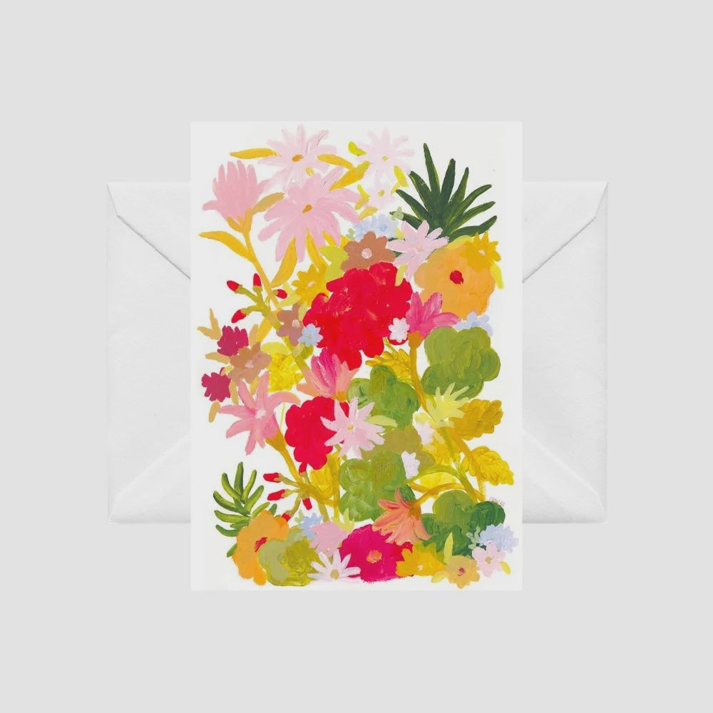 Bold Blooms - Illustrated Card by Grace Wilkinson