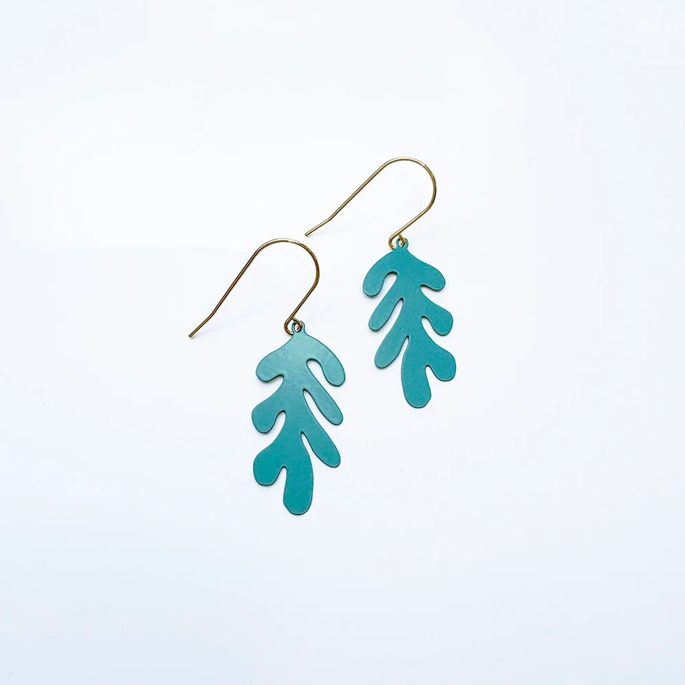 Mini Matisse Earrings - Teal