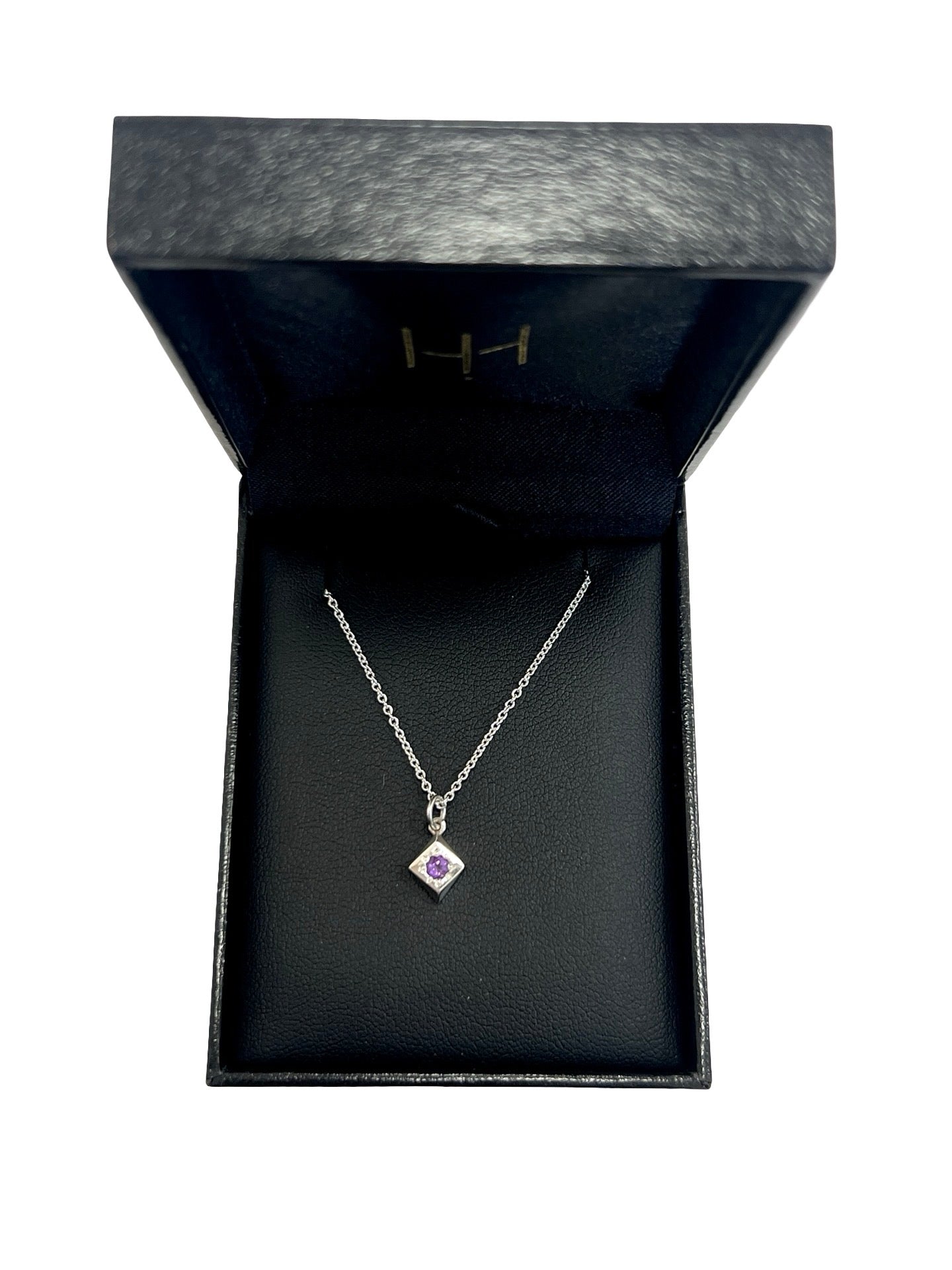 Daisy Cluster Amethyst Necklace