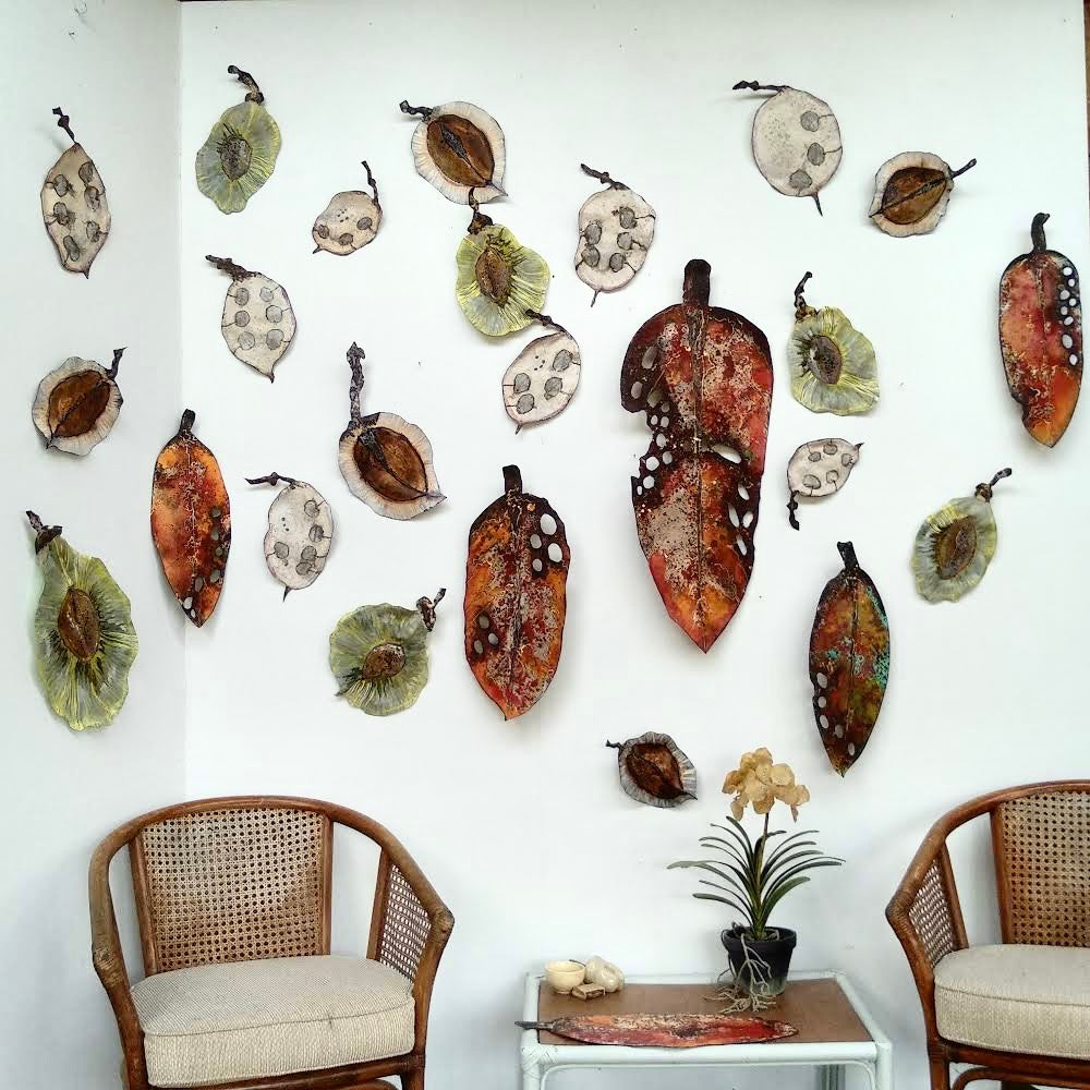 Slippery Elm Seed Pod Sculpture - "Healing" (23234)