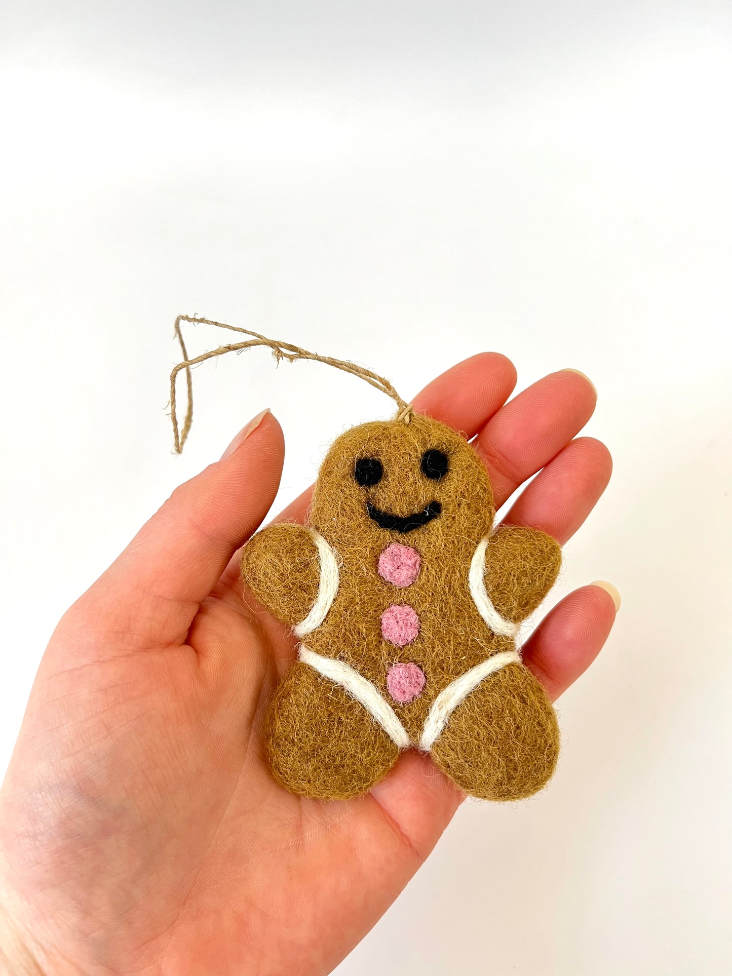 Felt Gingerbread Man Decoration