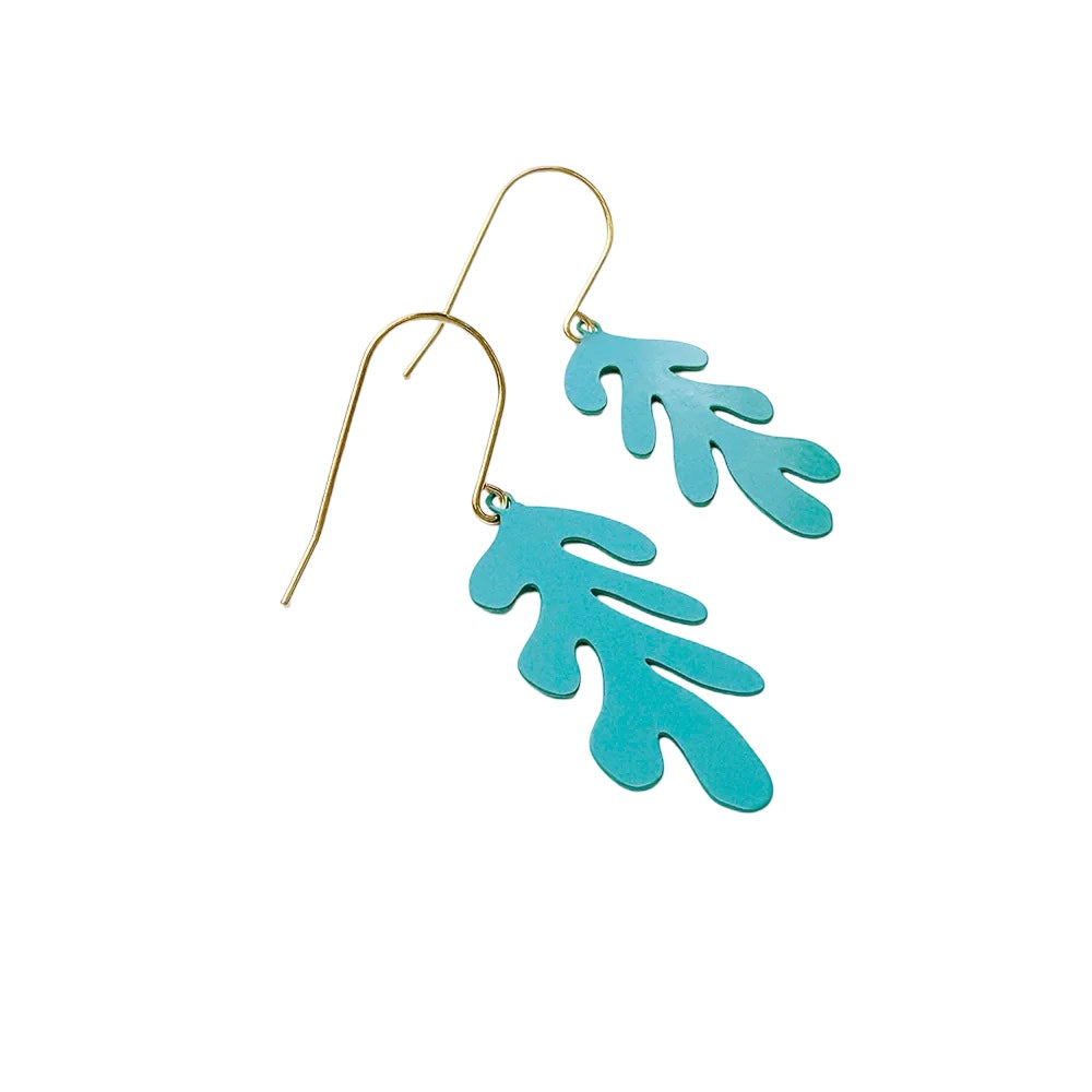 Mini Matisse Earrings - Teal