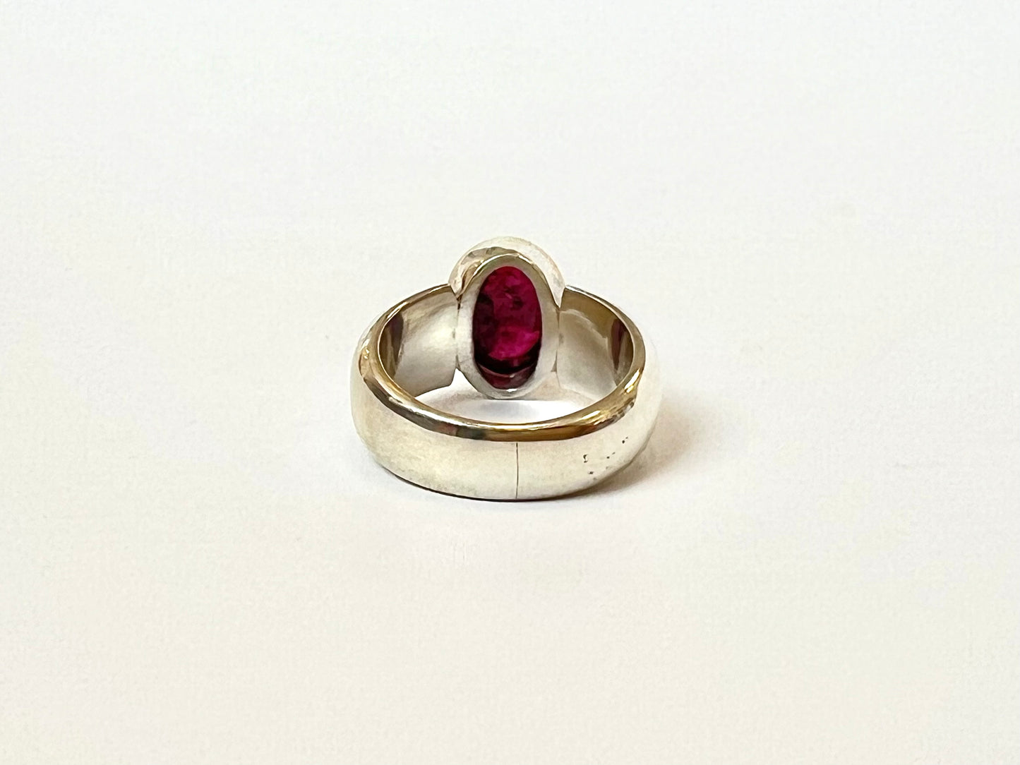 Cabochon Tourmaline in Yellow & Sterling Silver (CI-008)
