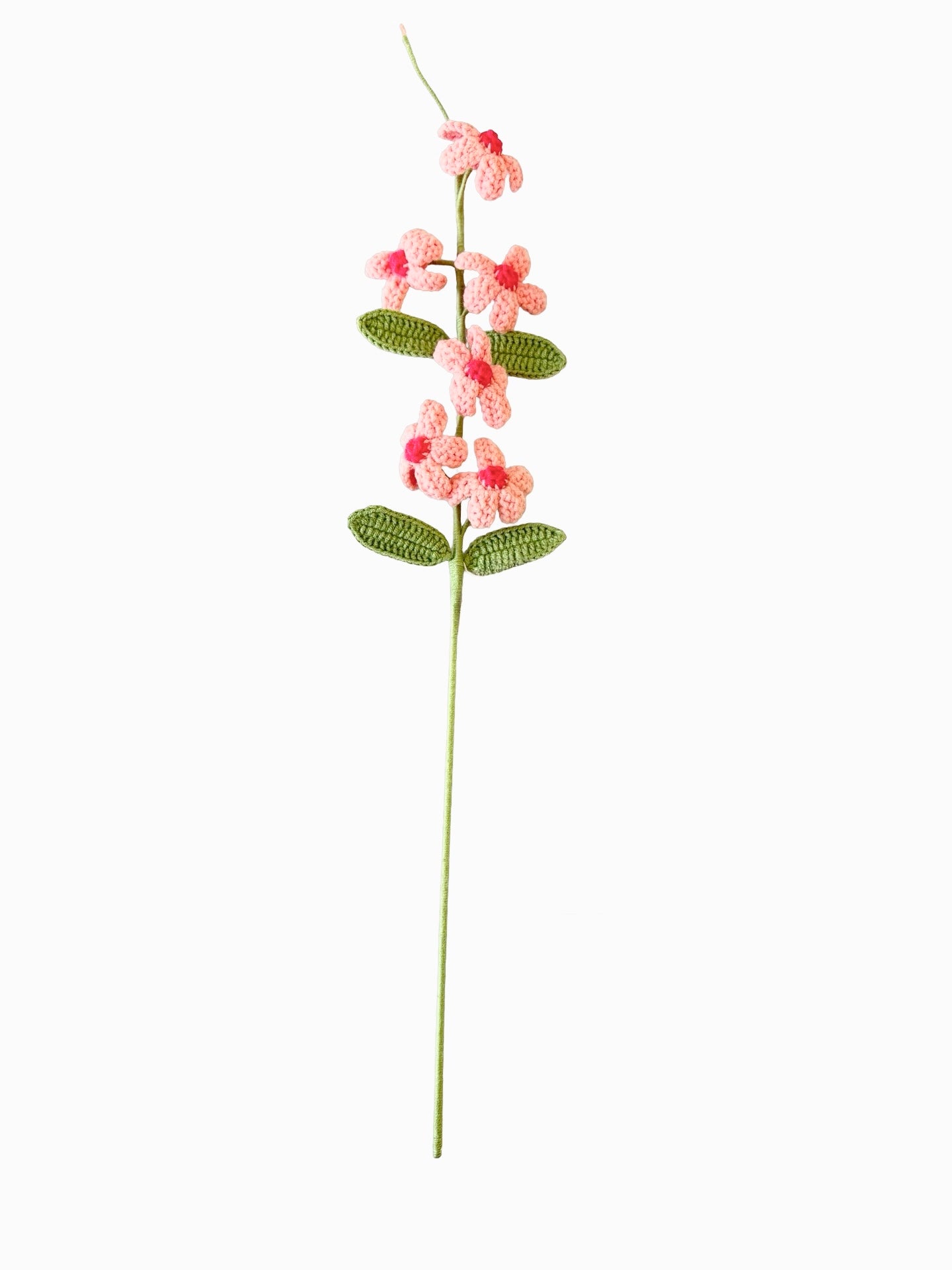 Crocheted Plumbago Flower - Pink