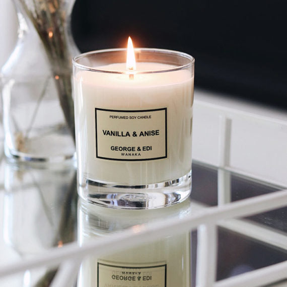 Vanilla & Anise Perfumed Soy candle by George & Edi