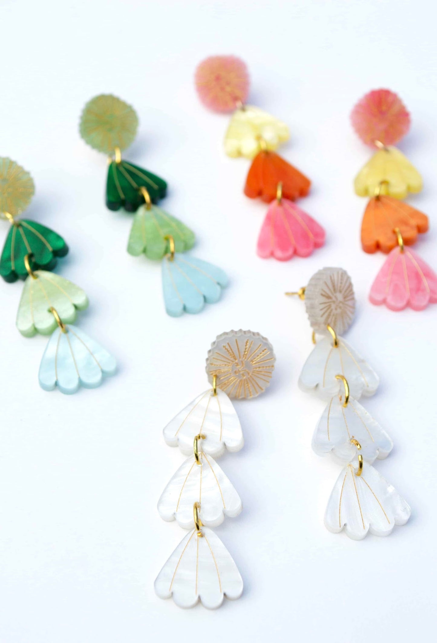 Sunbeam Earrings - Ocean