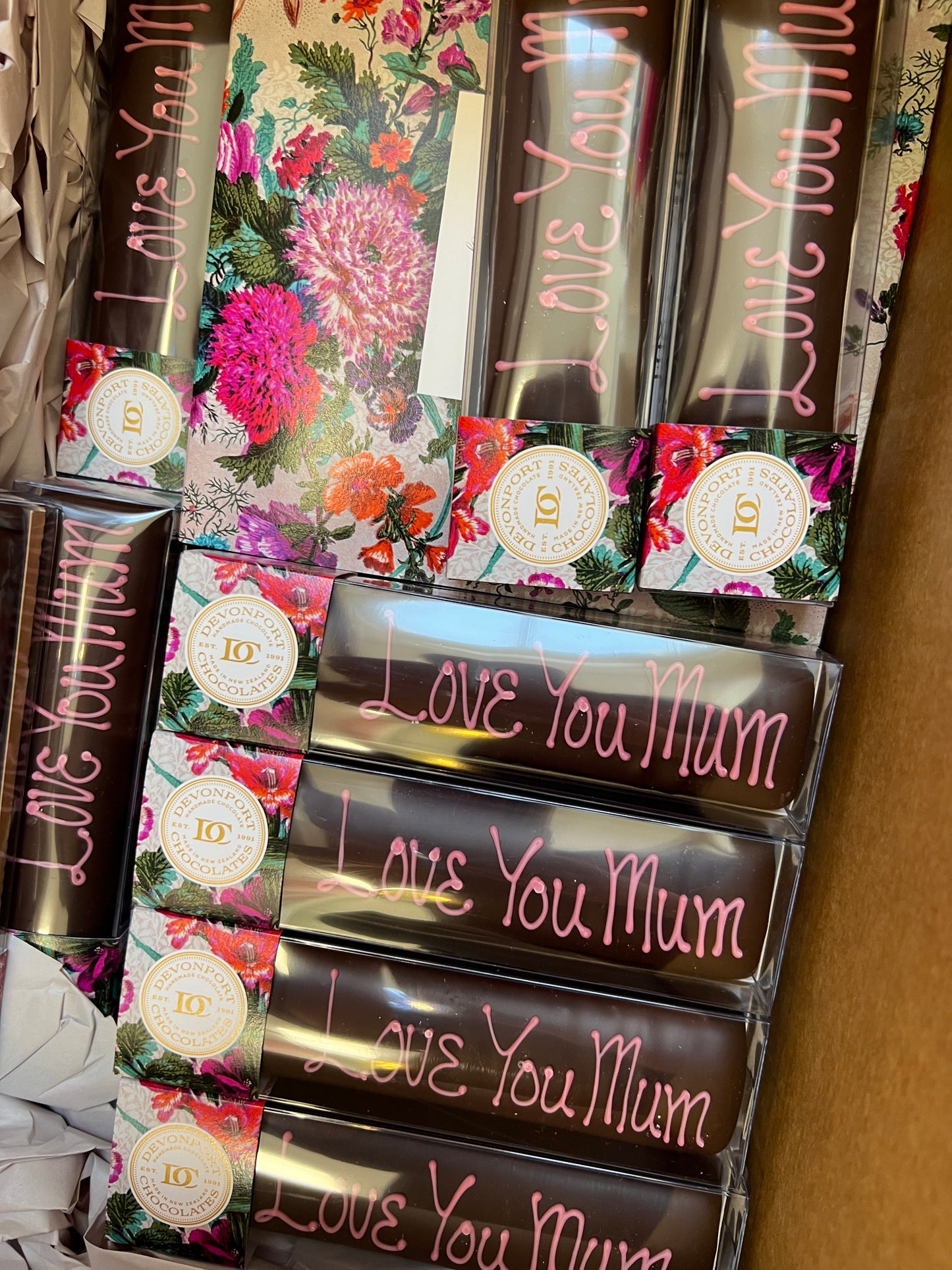 Mother's Day "Love you Mum" Truffle Slice