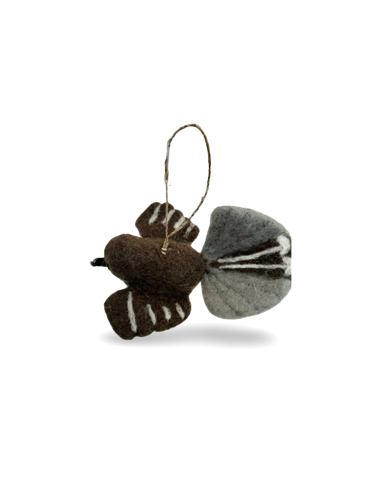 Hanging Fantail - NZ Felted Wool