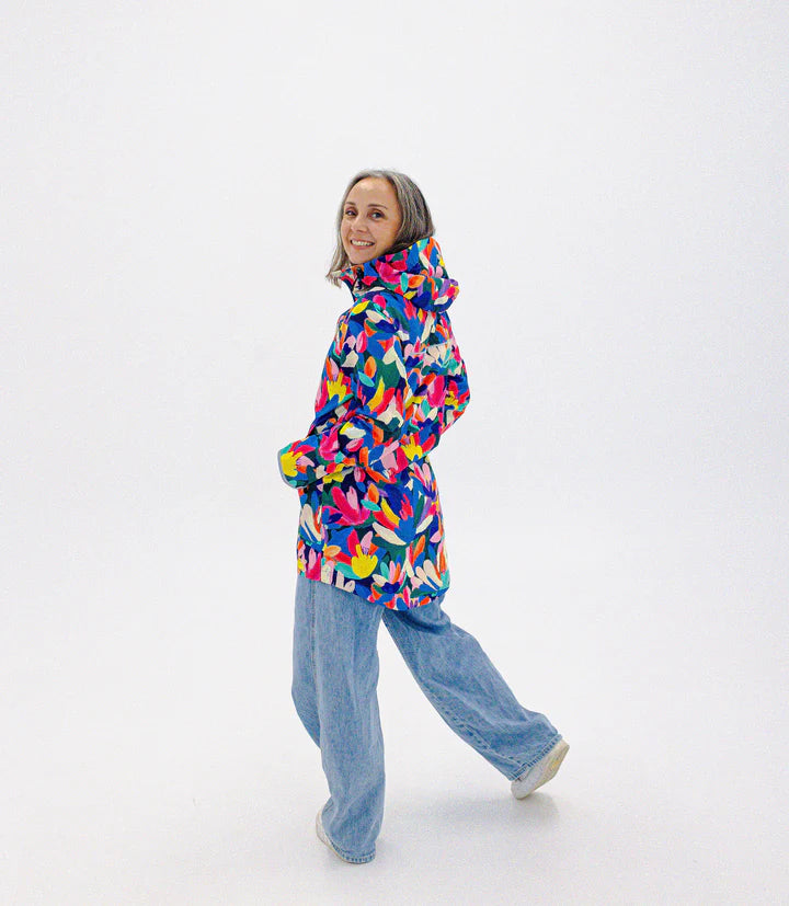 Fleur Mesh-Lined Raincoat