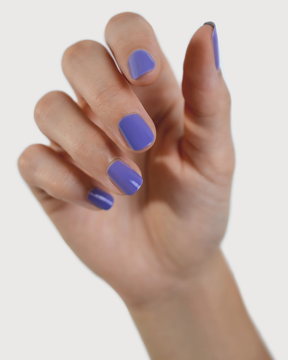 "Gentle" Midtone Blue Lilac Creme Nail Polish - 10ml