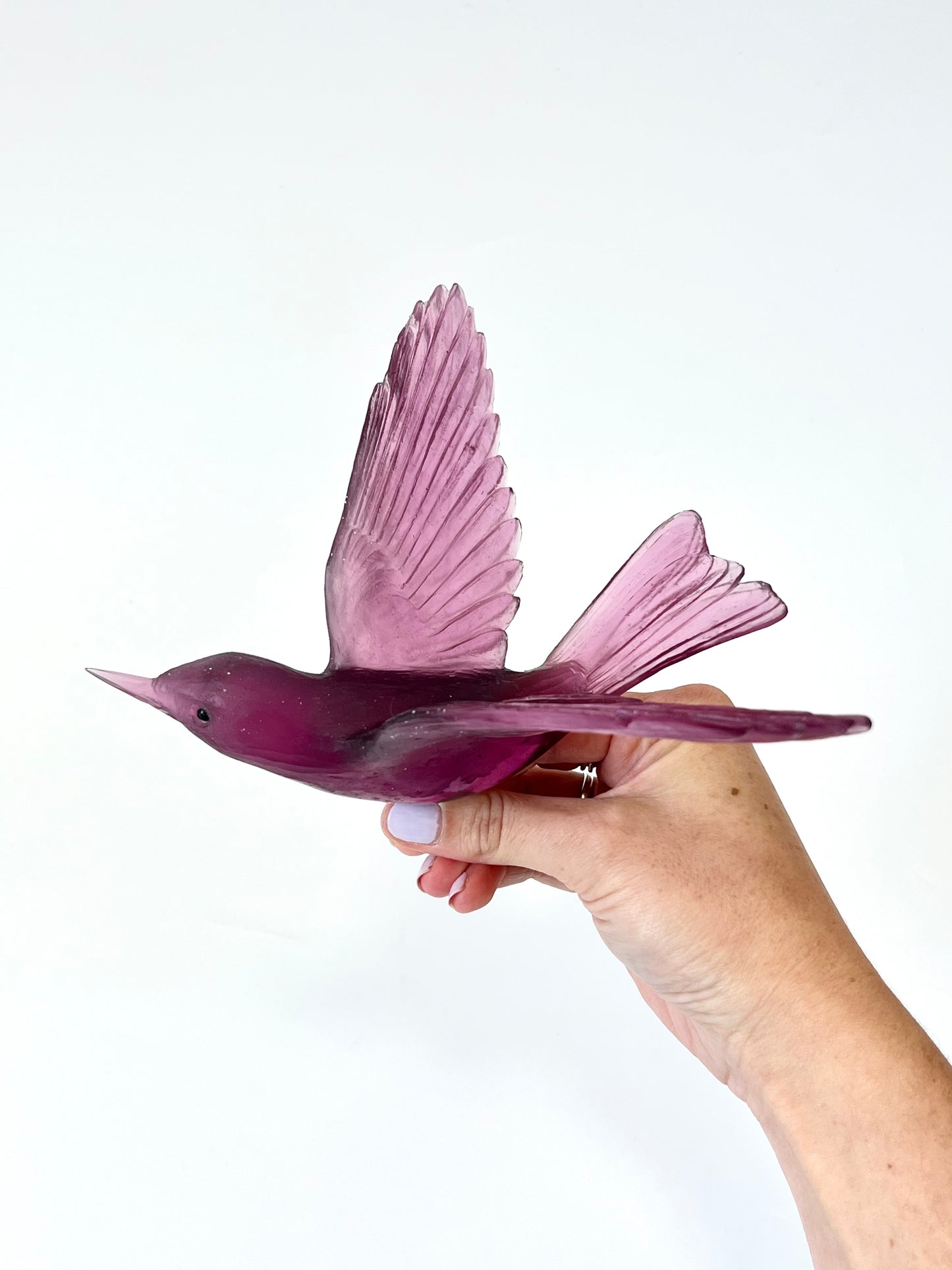 Bellbird / Korimako - Gold Amethyst