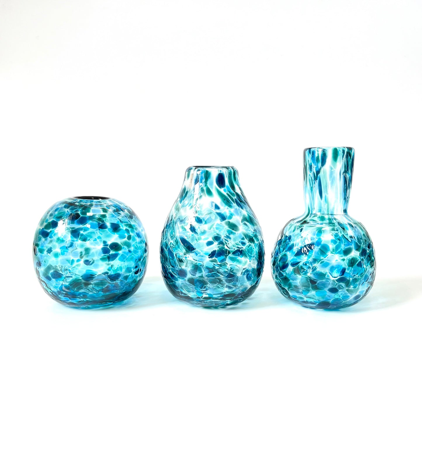 Handblown Glass Diffuser/Vase - Ocean Blue