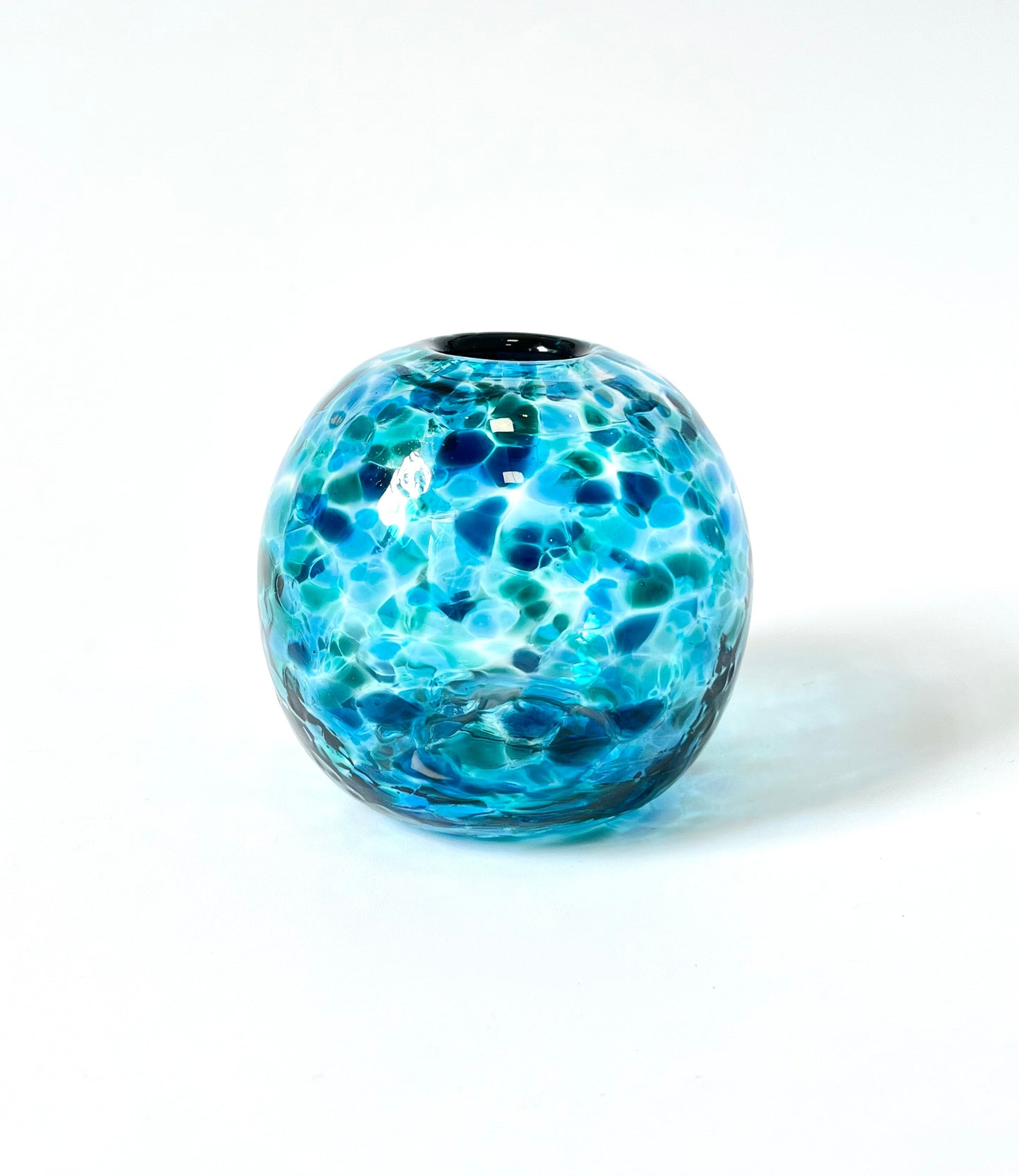 Handblown Glass Diffuser/Vase - Ocean Blue