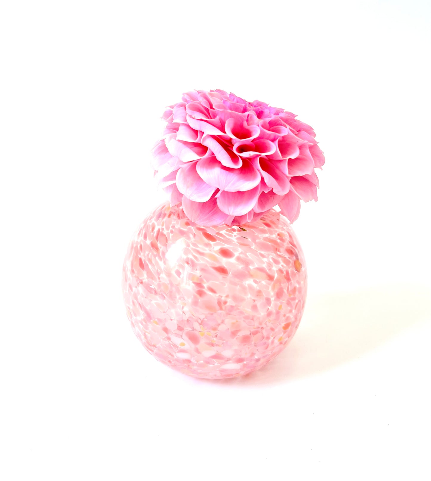 Handblown Glass Diffuser/Vase - Pinks with 2cm Opening