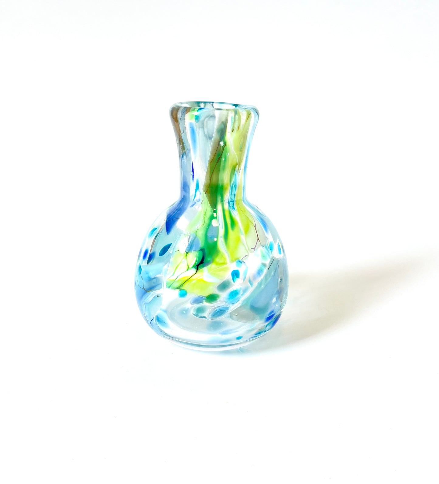 Handblown Glass Diffuser/Vase - Blue Shard