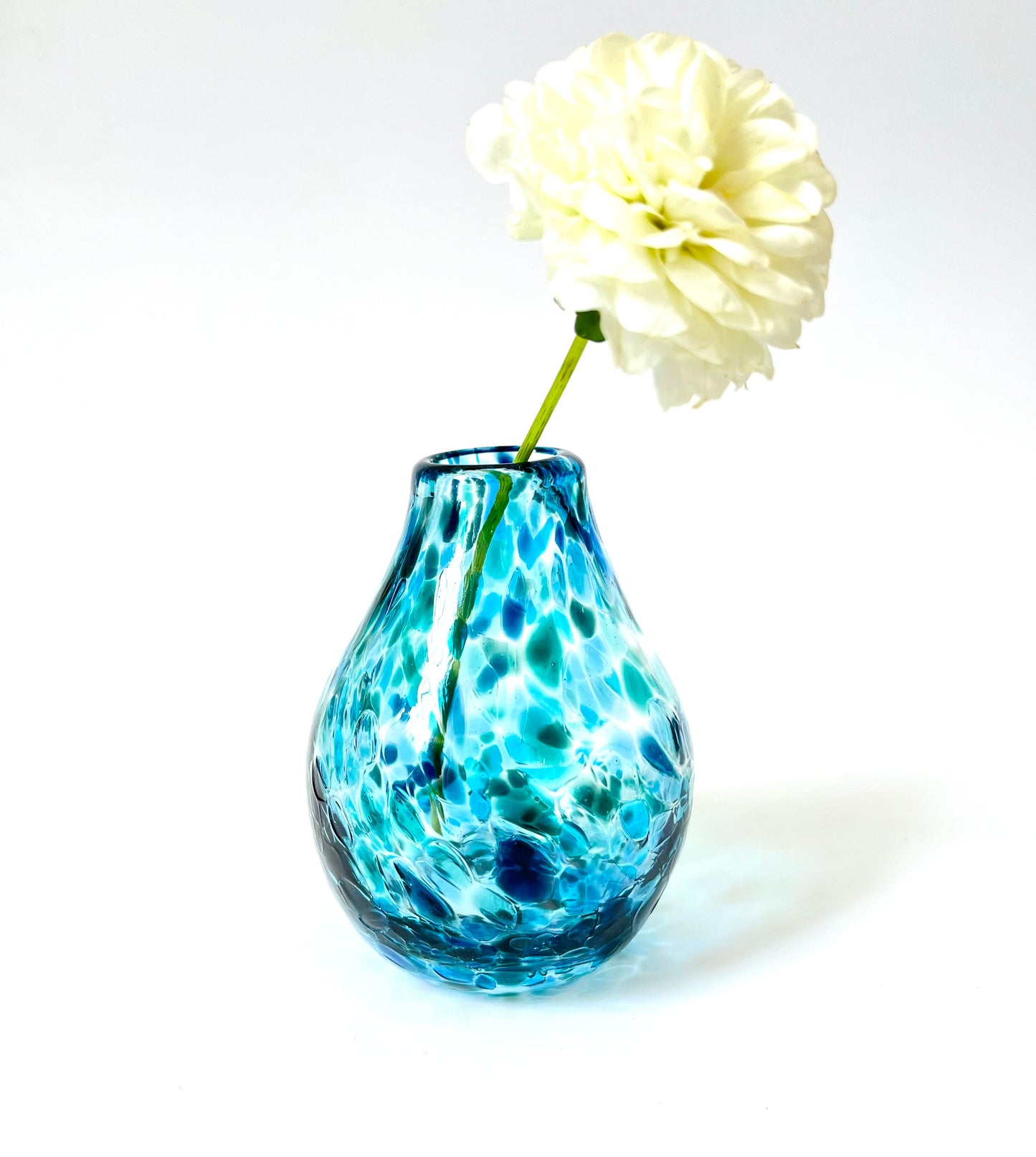 Handblown Glass Diffuser/Vase - Ocean Blue